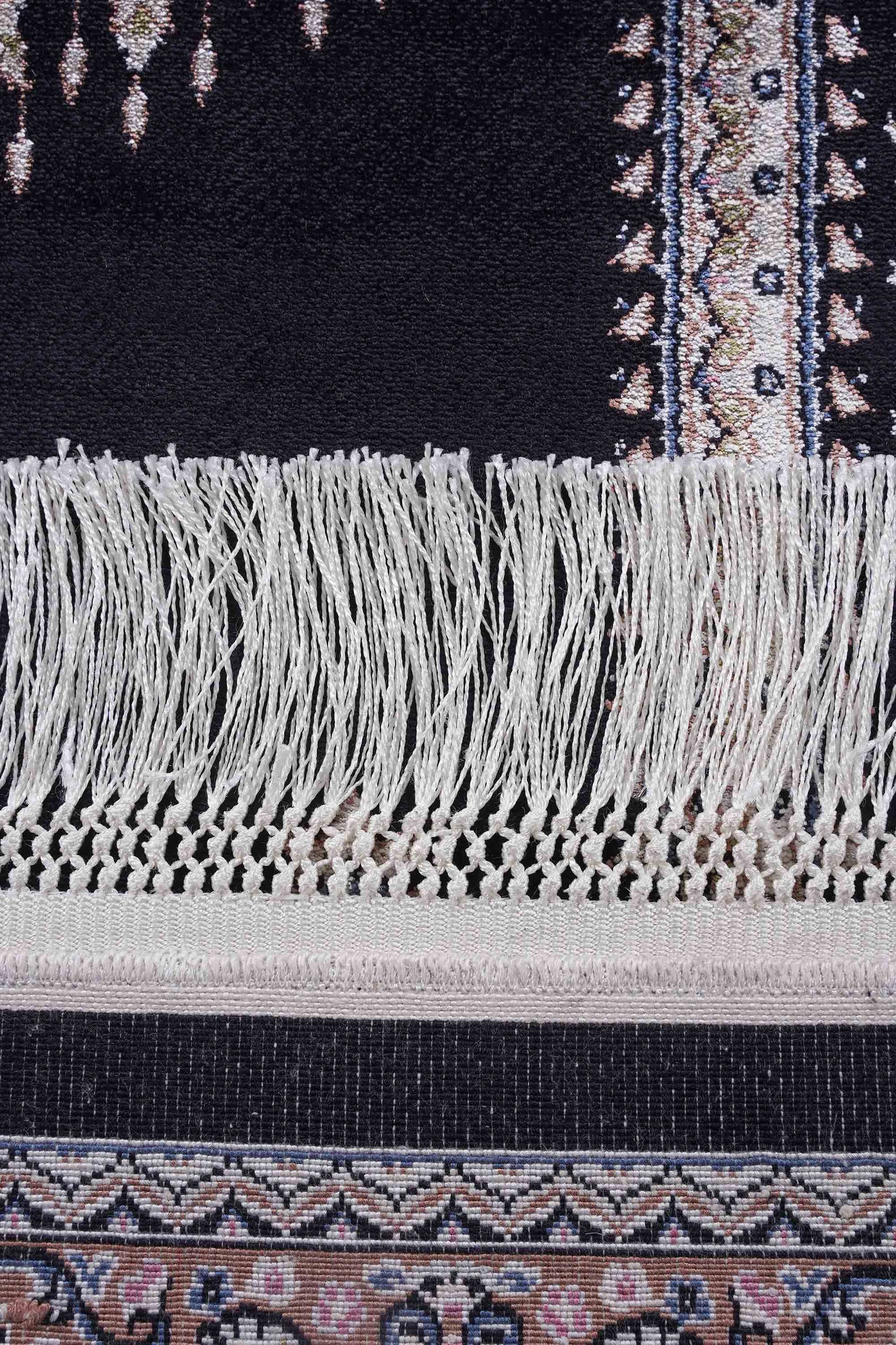 Hereke Serisi SF236A Lüks Bambu Seccade - Lacivert — detay 3