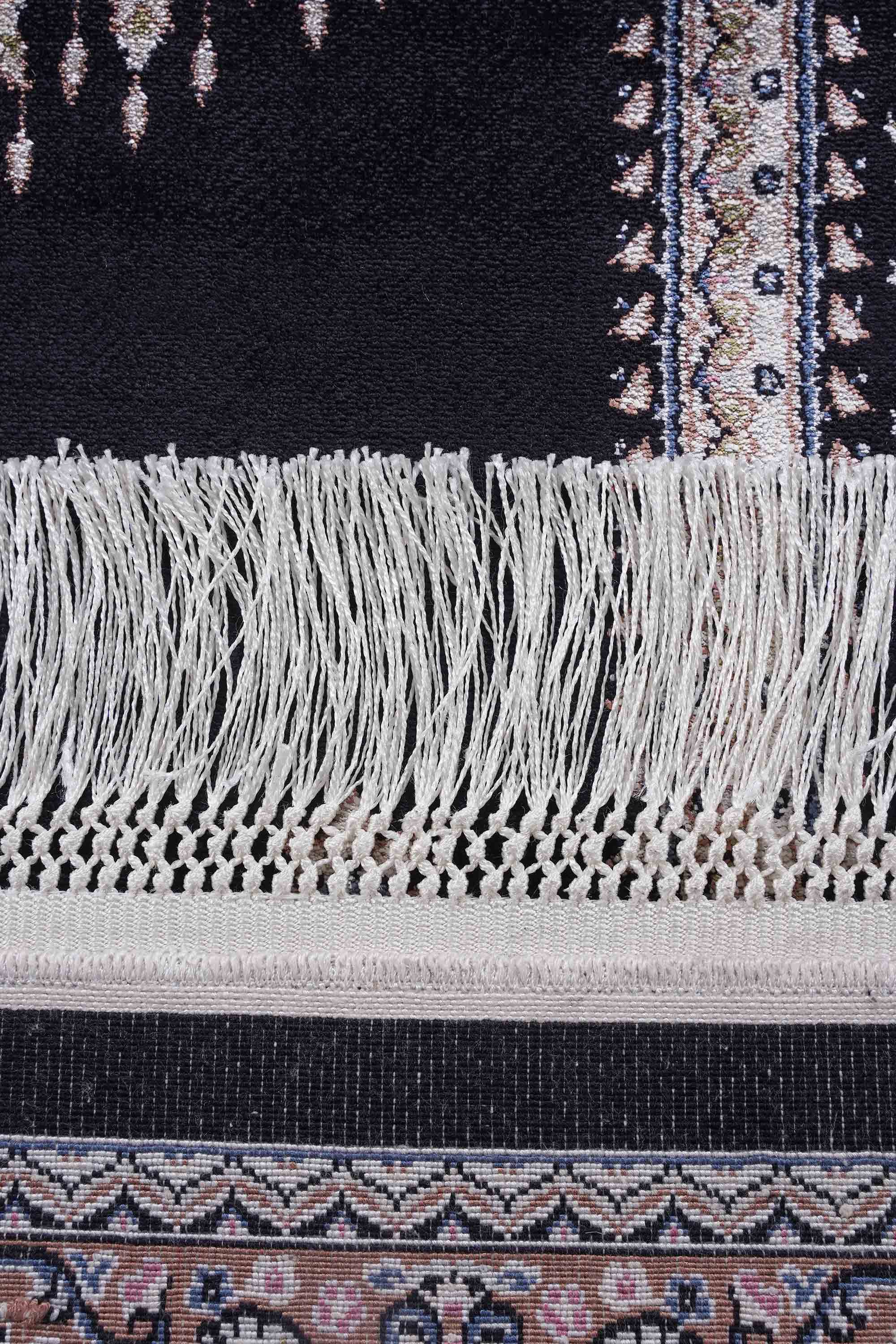 Hereke Serisi SF236A Lüks Bambu Seccade - Lacivert — detay 3