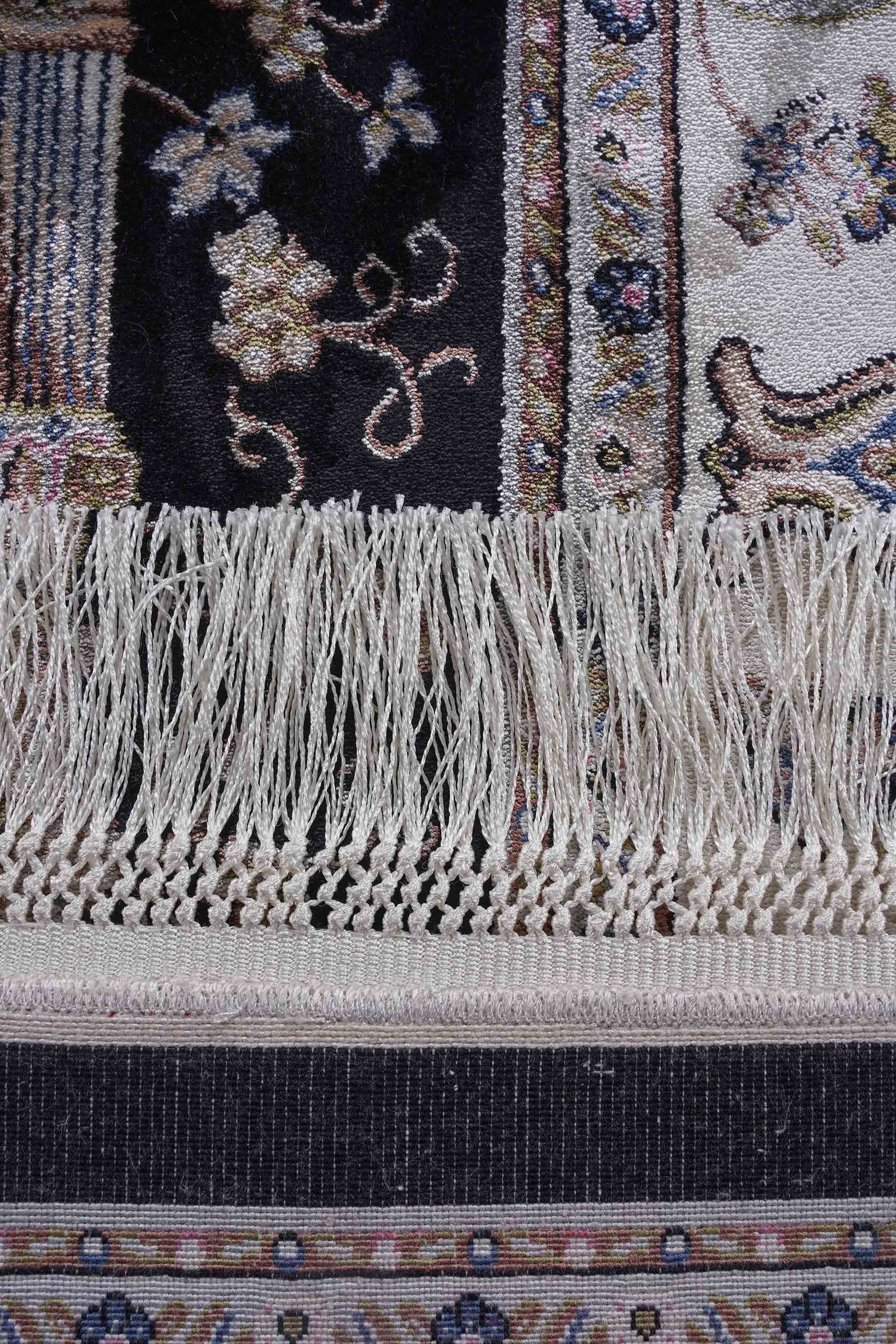 Hereke Serisi SF237A Lüks Bambu Seccade - Lacivert — detay 3
