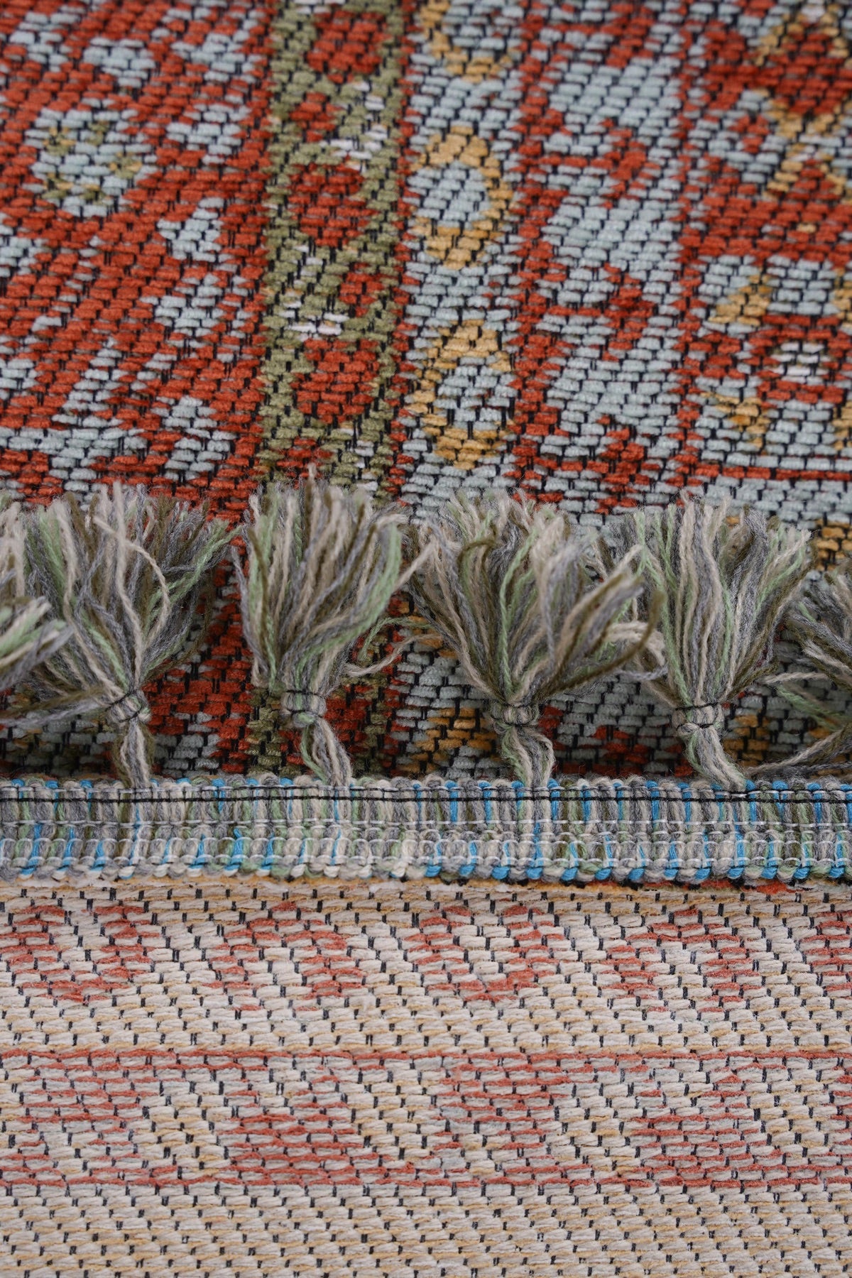 Mira Memlük V11 Kaymaz Tabanlı Yıkanabilir Klasik Kilim — detay 5
