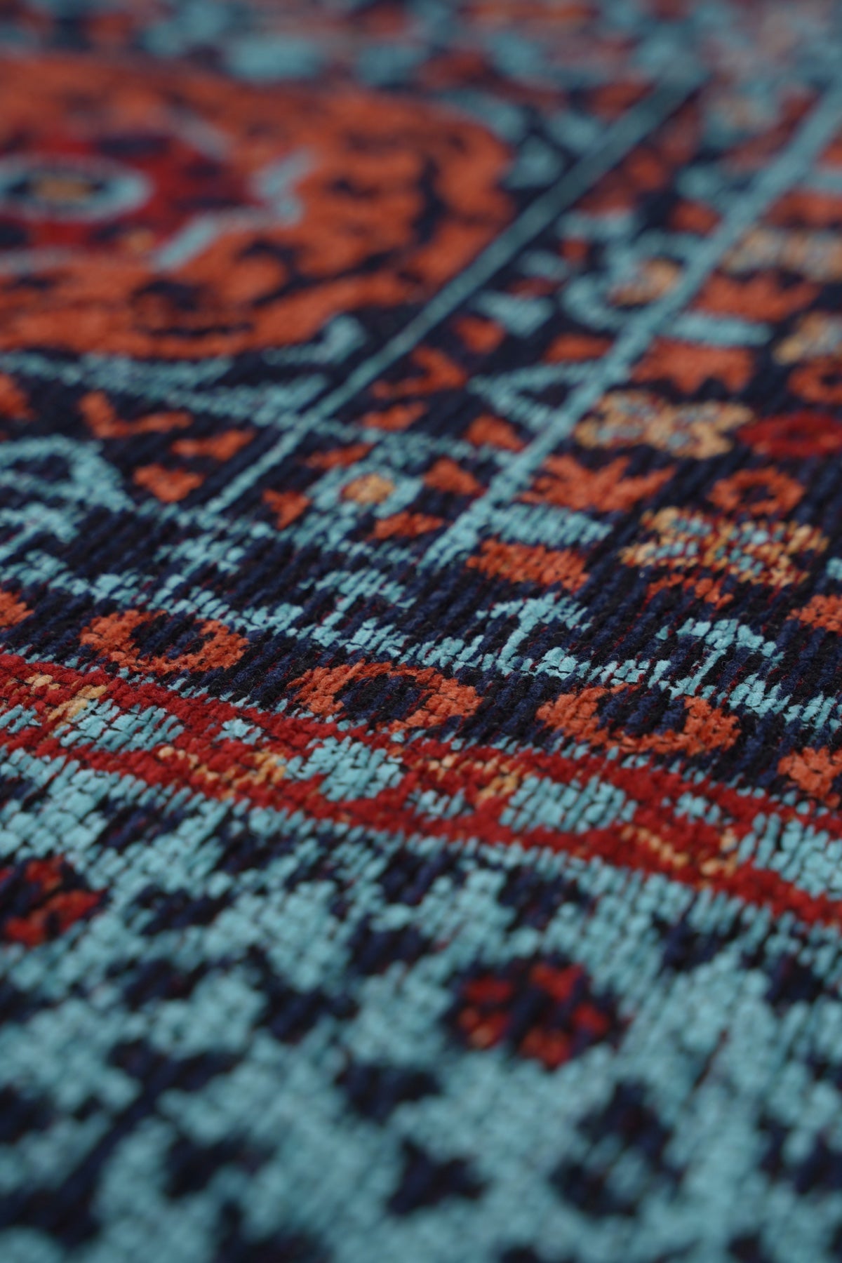 Mira Memlük V15 Kaymaz Tabanlı Yıkanabilir Klasik Kilim — detay 6