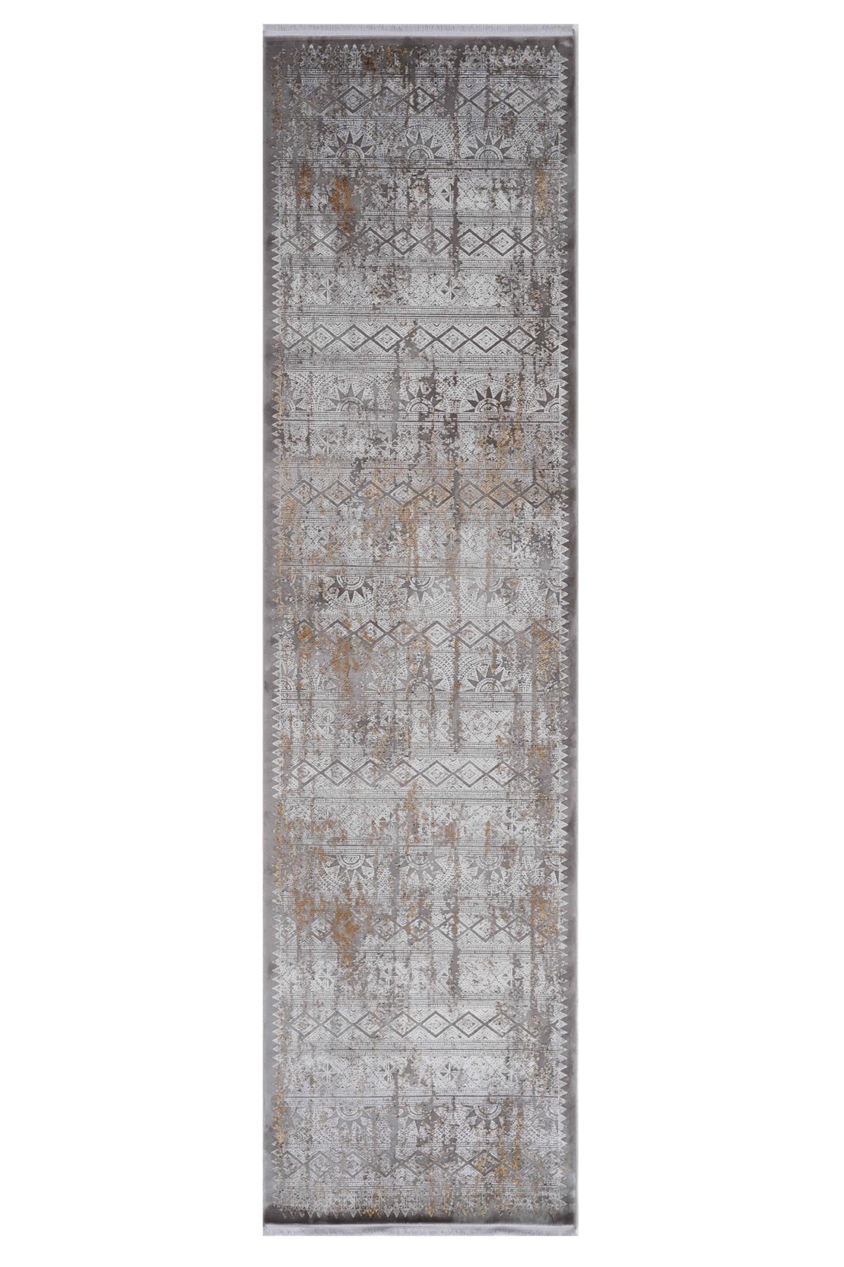 Naar Cornelia 17755A Bambu Halı - Gri — üstten görünüm