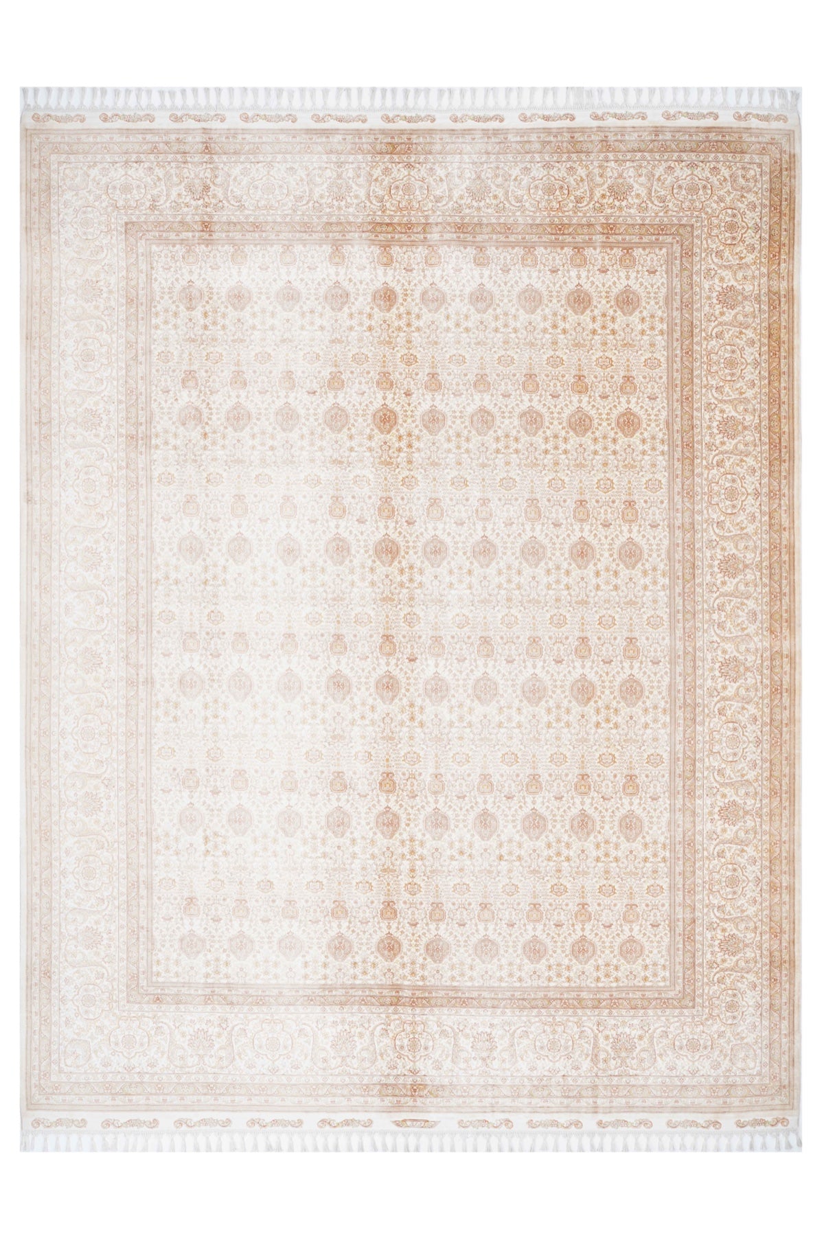 Naar Halı Art Silk 200 El Dokuma İpek Halı — üstten görünüm