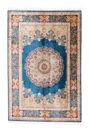 Naar Halı Art Silk 200 El Dokuma İpek Halı — üstten görünüm