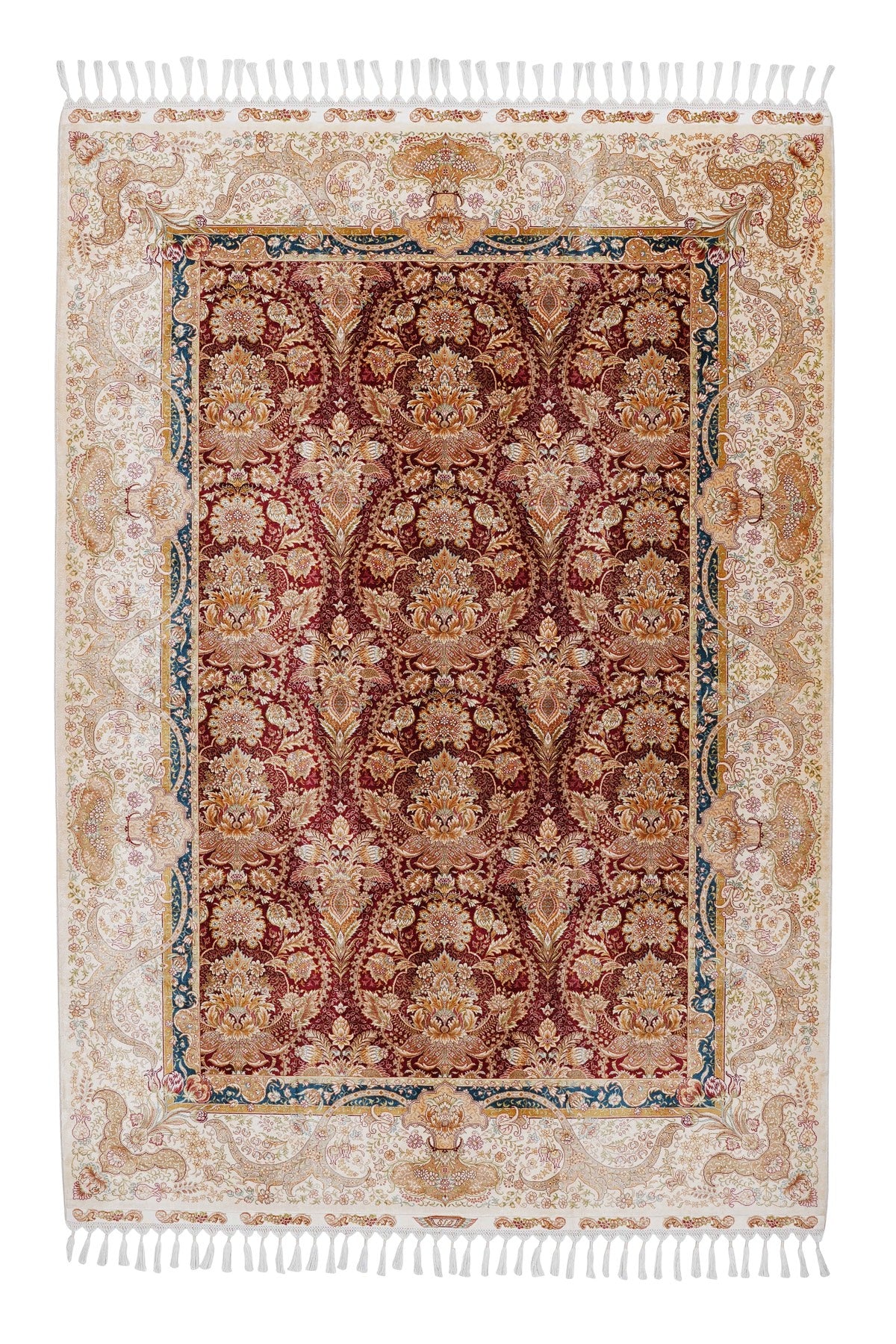 Naar Halı Art Silk 230 El Dokuma İpek Halı — üstten görünüm