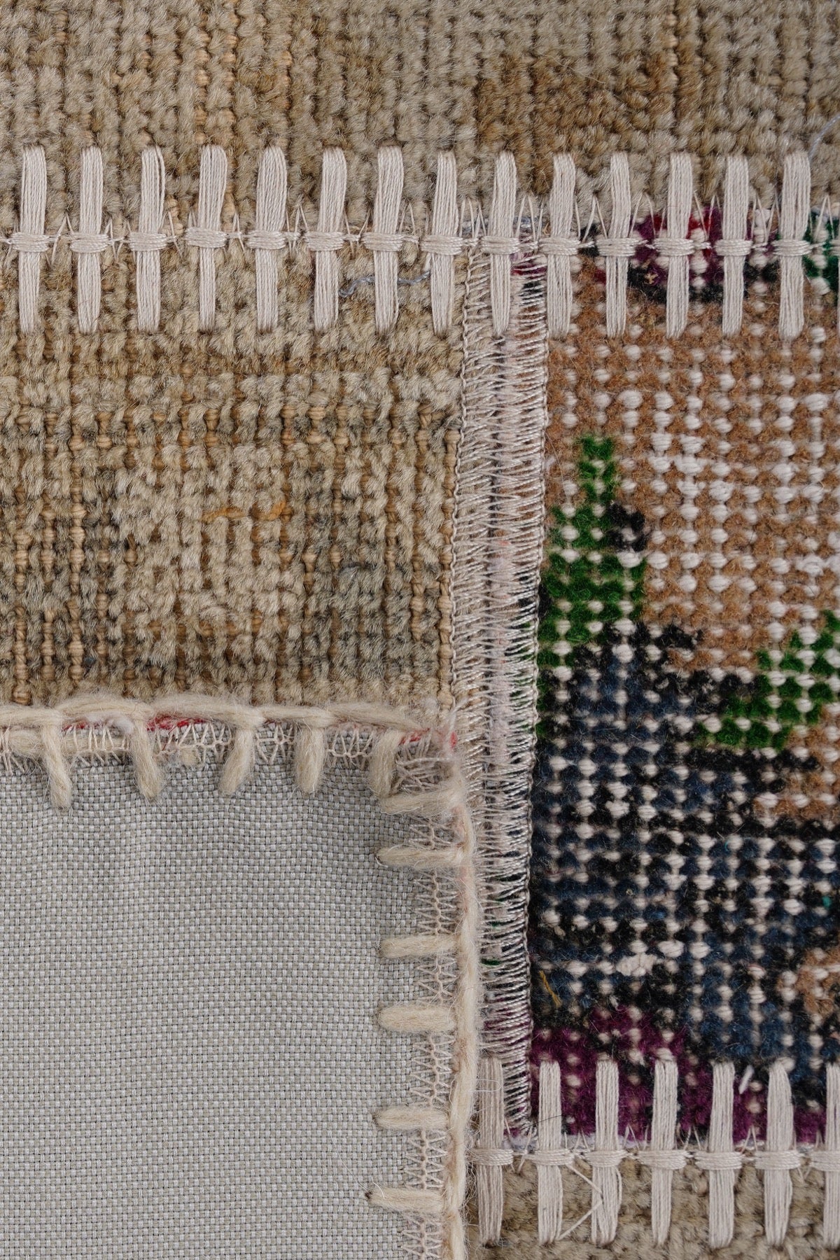 Naar Halı Patchwork 10 El Yapımı Dekoratif Halı — detay 4