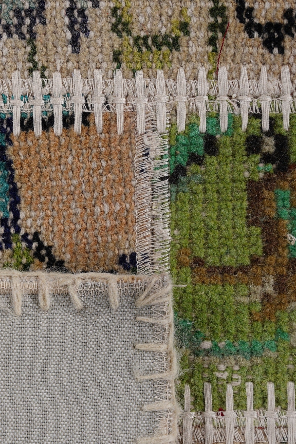 Naar Halı Patchwork 11 El Yapımı Dekoratif Halı — detay 4