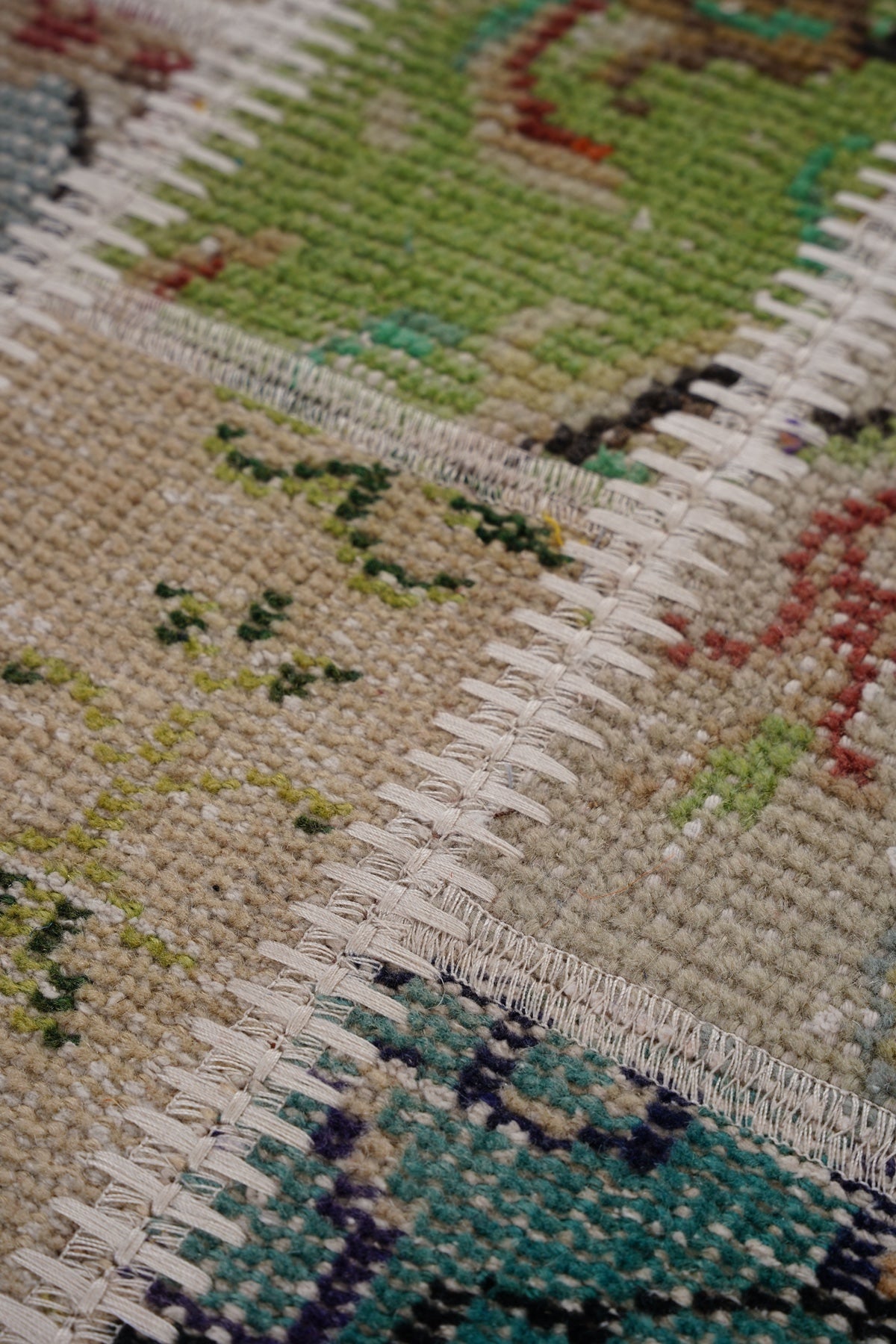 Naar Halı Patchwork 11 El Yapımı Dekoratif Halı — detay 2