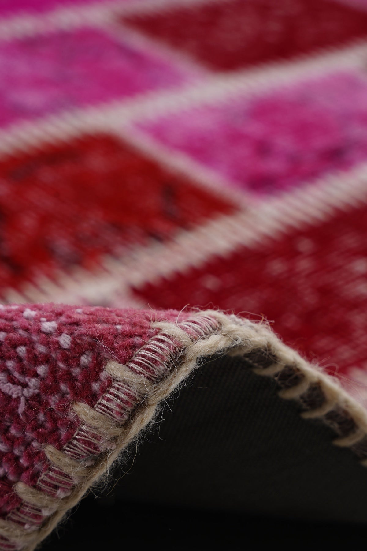 Naar Halı Patchwork 12 El Yapımı Dekoratif Halı — detay 3
