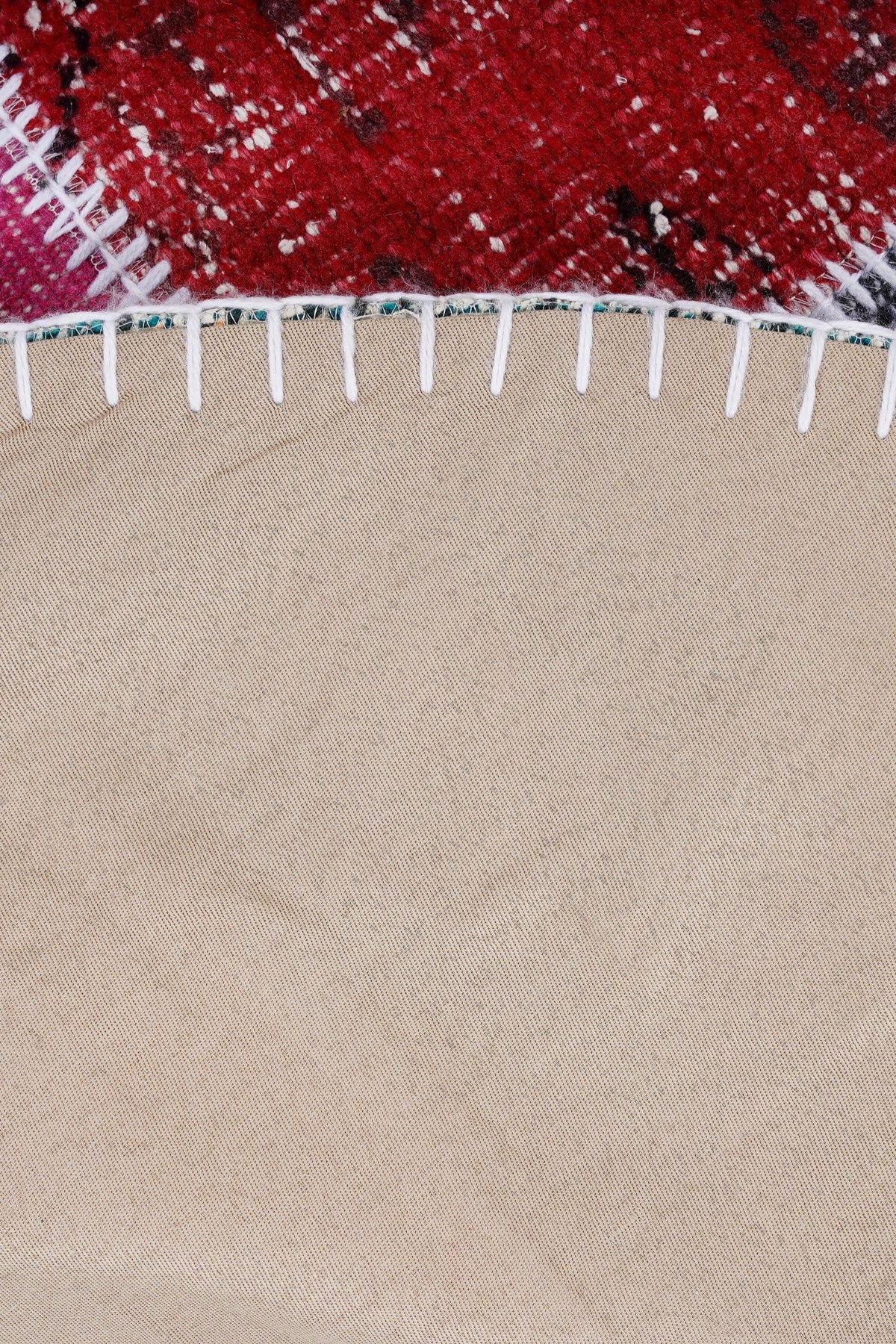 Naar Halı Patchwork El Yapımı Daire Halı — detay 3
