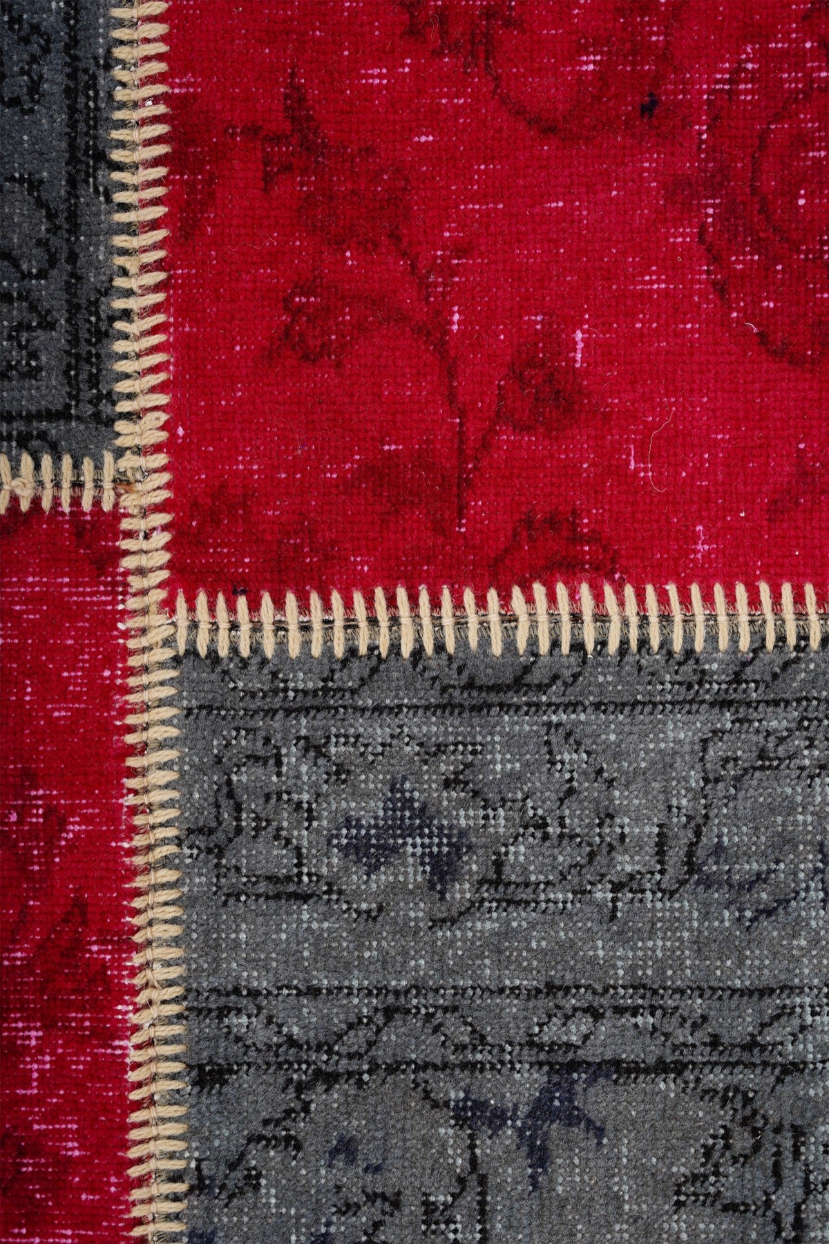 Naar Halı Patchwork El Yapımı Dekoratif Halı — detay 3