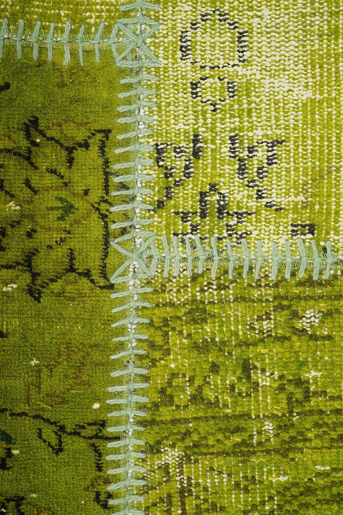 Naar Halı Patchwork El Yapımı Dekoratif Halı — detay 2