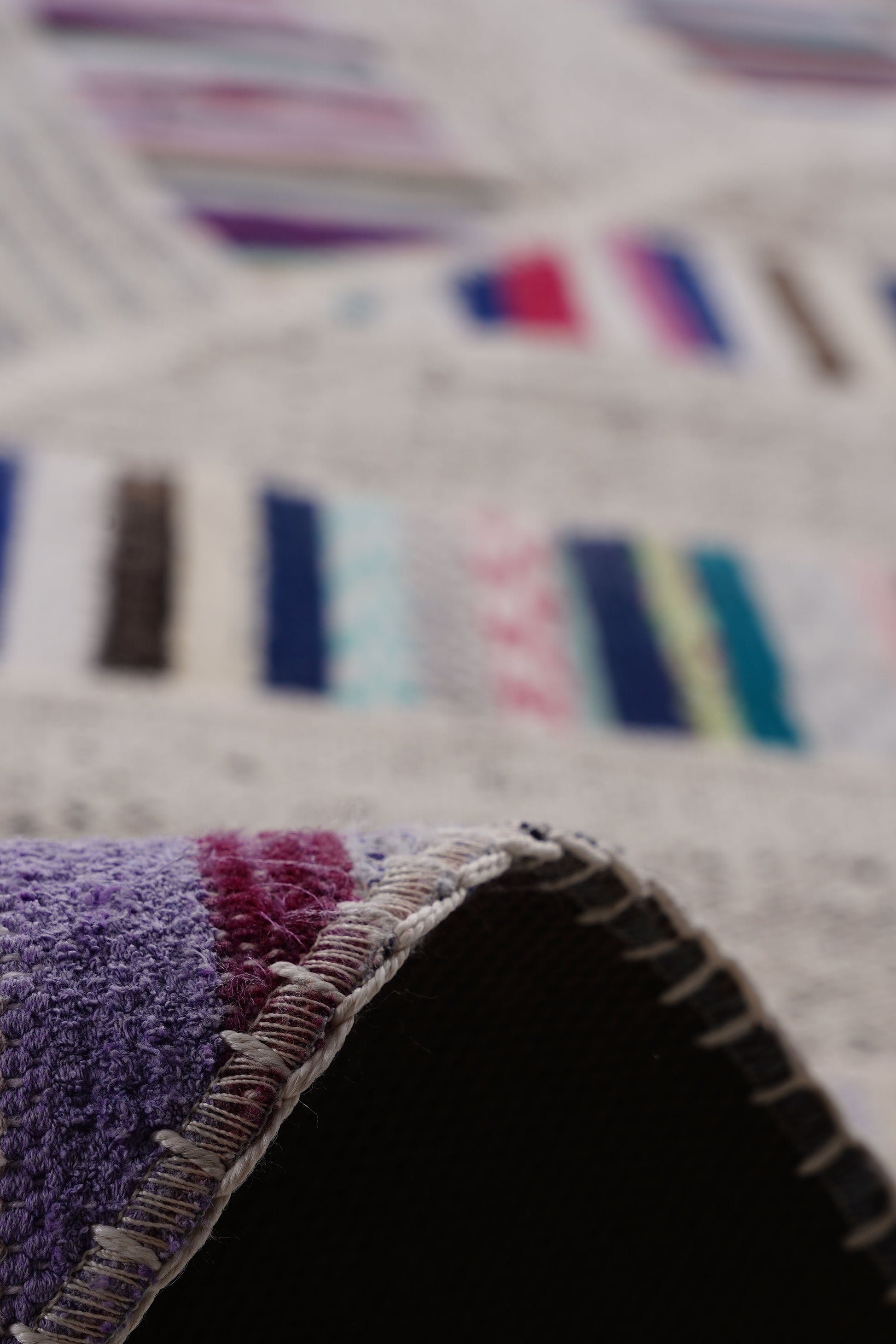 Naar Halı Patchwork El Yapımı Dekoratif Halı — detay 3