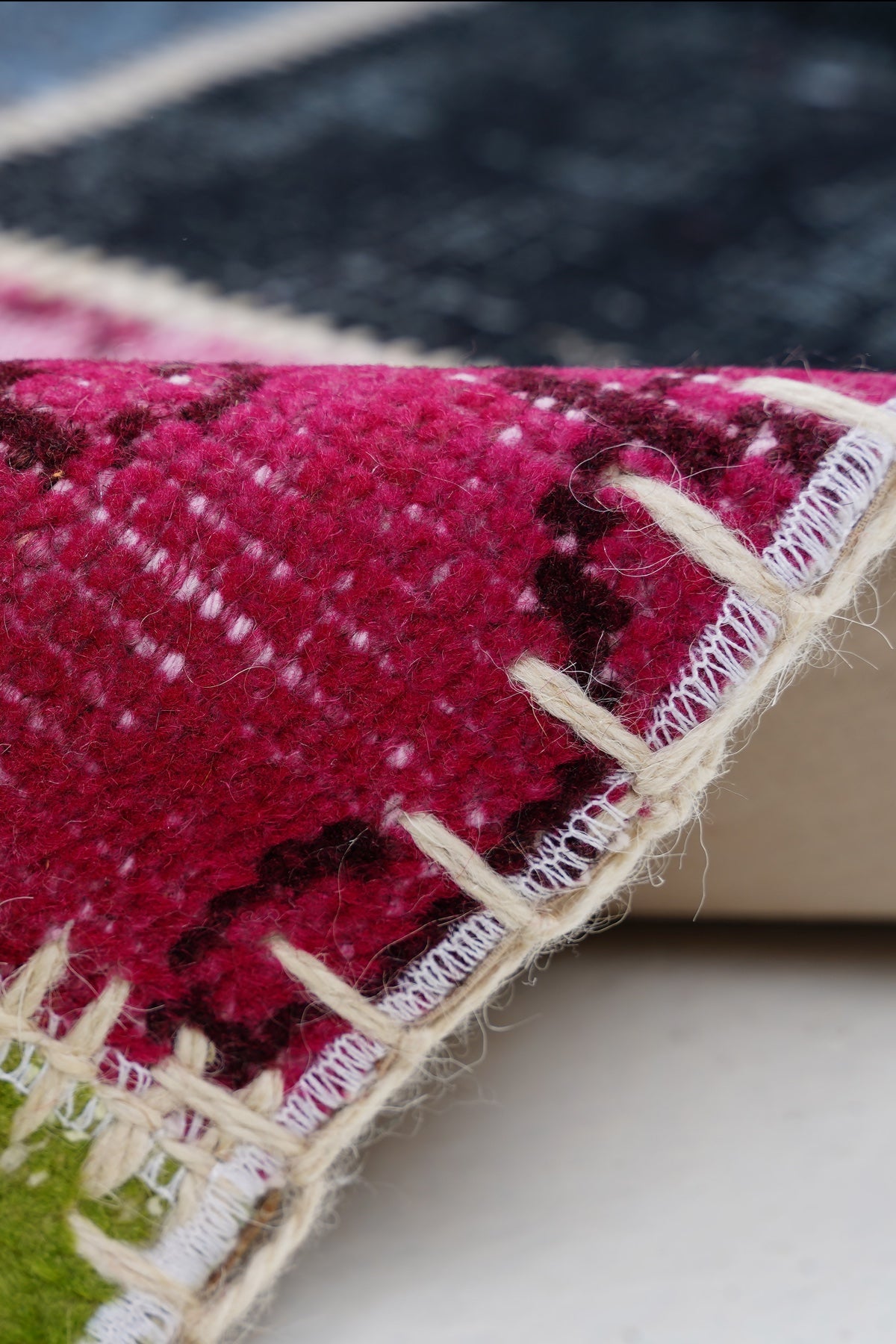 Naar Halı Patchwork El Yapımı Dekoratif Halı — detay 4