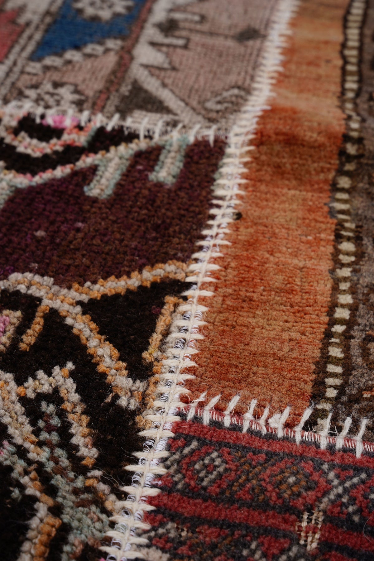 Naar Halı Patchwork El Yapımı Dekoratif Halı — detay 2