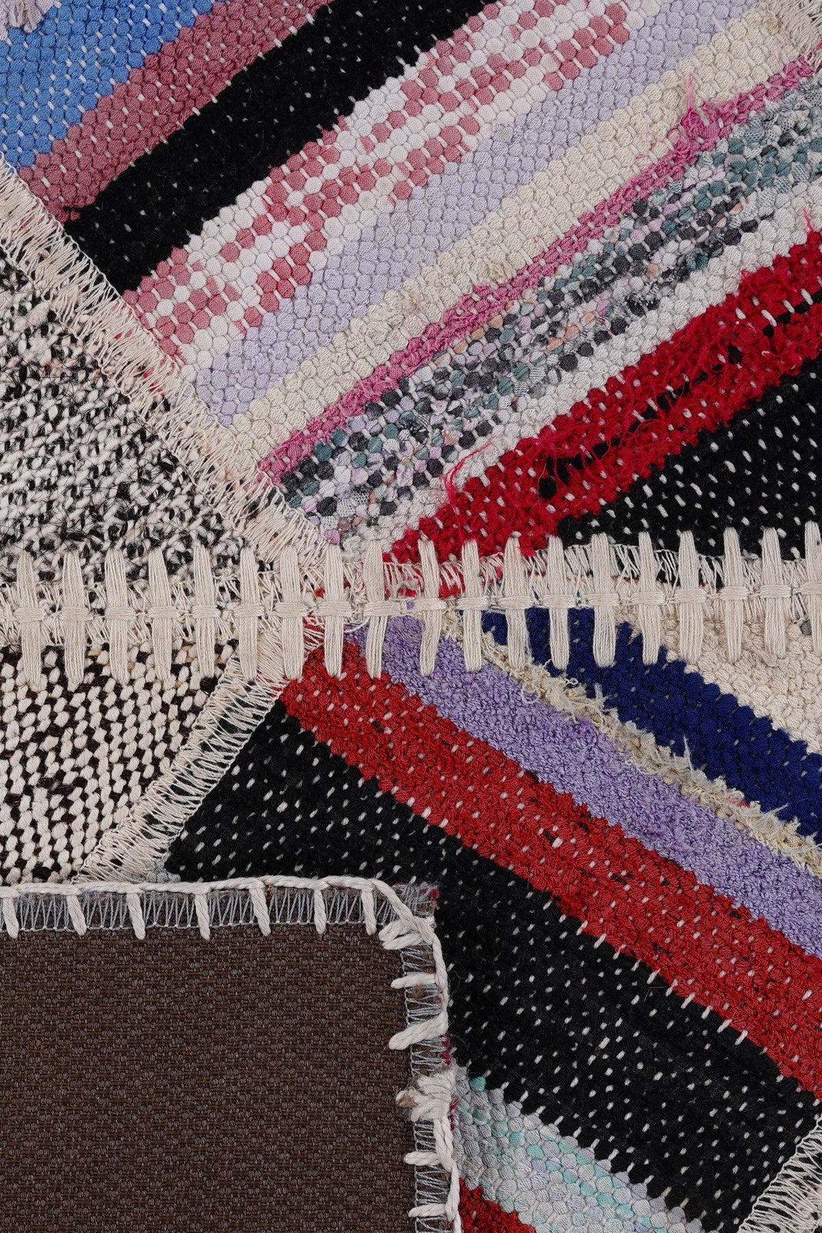 Naar Halı Patchwork El Yapımı Dekoratif Halı — detay 4