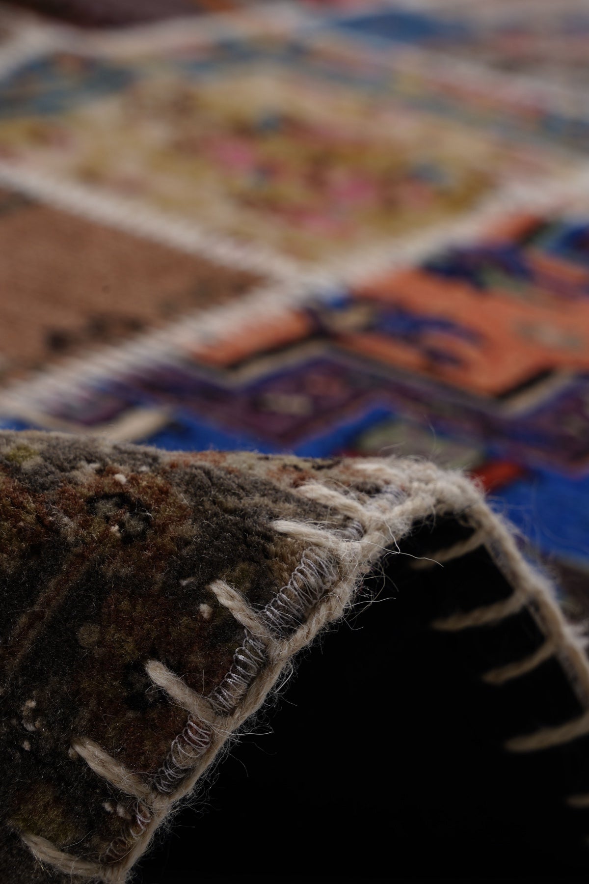 Naar Halı Patchwork El Yapımı Dekoratif Halı — detay 3