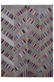 Naar Halı Patchwork El Yapımı Dekoratif Halı — üstten görünüm