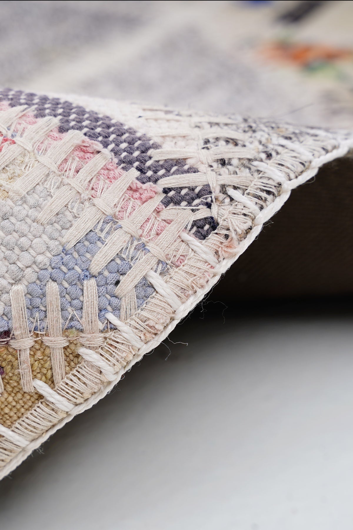 Naar Halı Patchwork El Yapımı Dekoratif Halı — detay 1