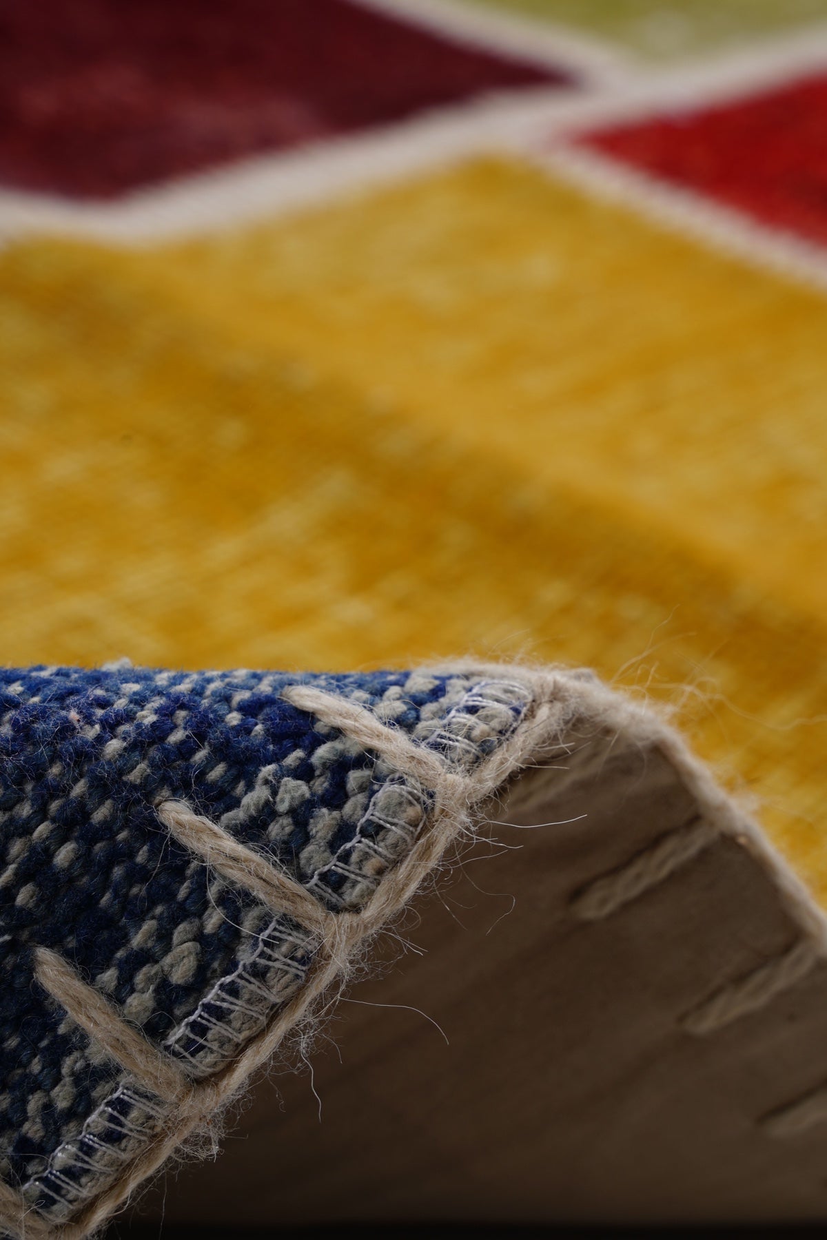 Naar Halı Patchwork El Yapımı Dekoratif Halı — detay 3