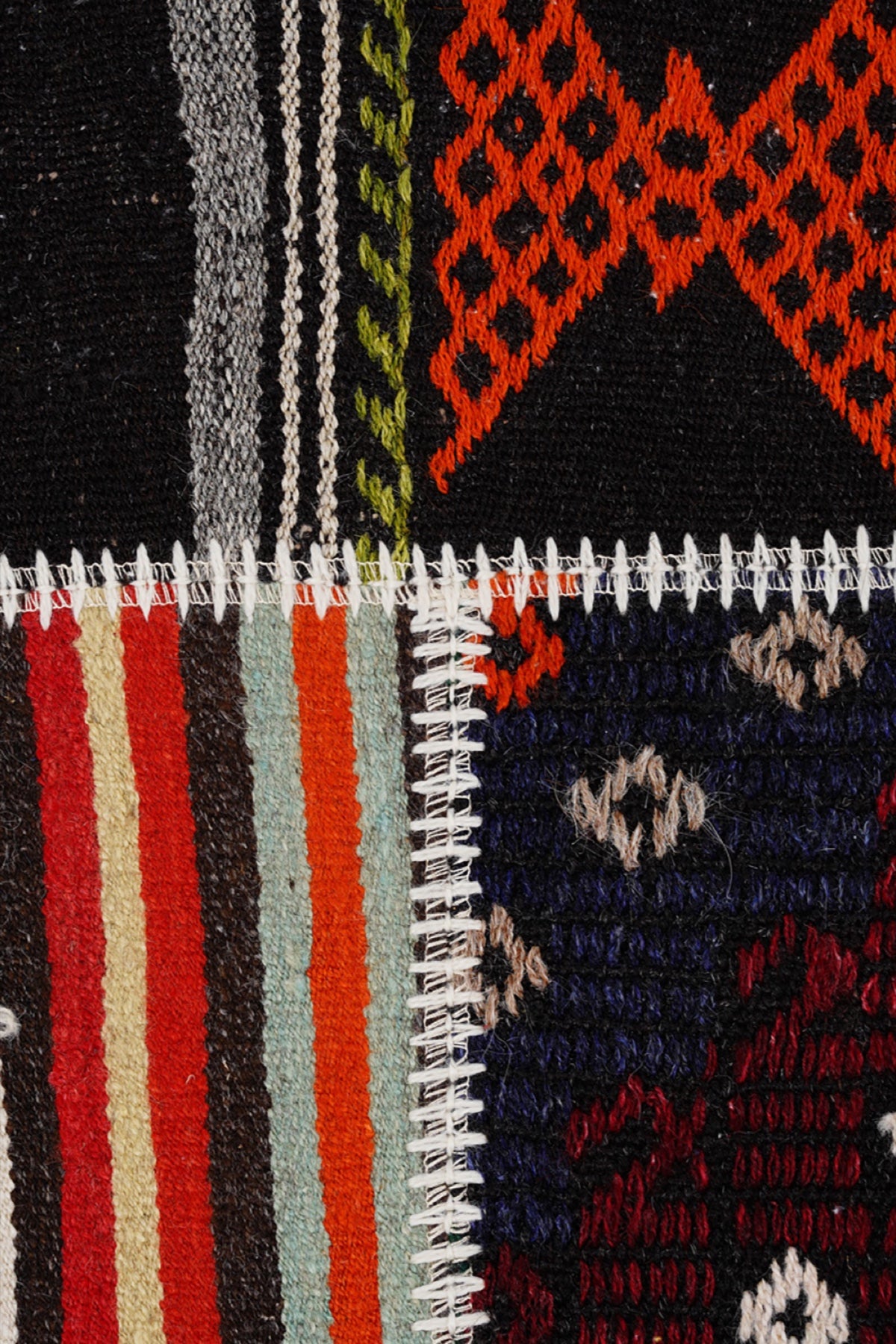 Naar Halı Patchwork El Yapımı Dekoratif Halı — detay 1