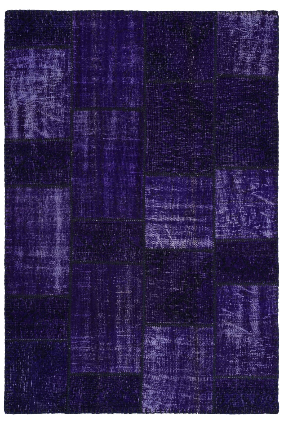 Naar Halı Patchwork El Yapımı Dekoratif Halı — üstten görünüm