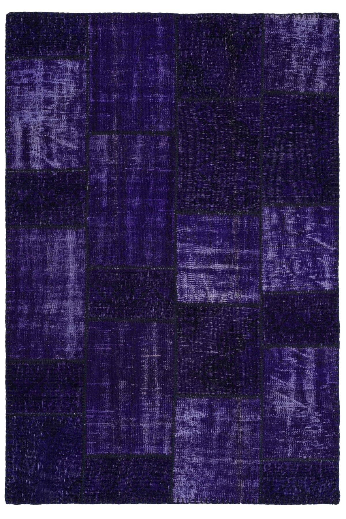 Naar Halı Patchwork El Yapımı Dekoratif Halı — üstten görünüm