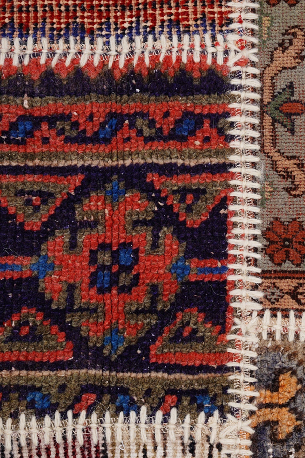 Naar Halı Patchwork El Yapımı Dekoratif Halı — detay 2