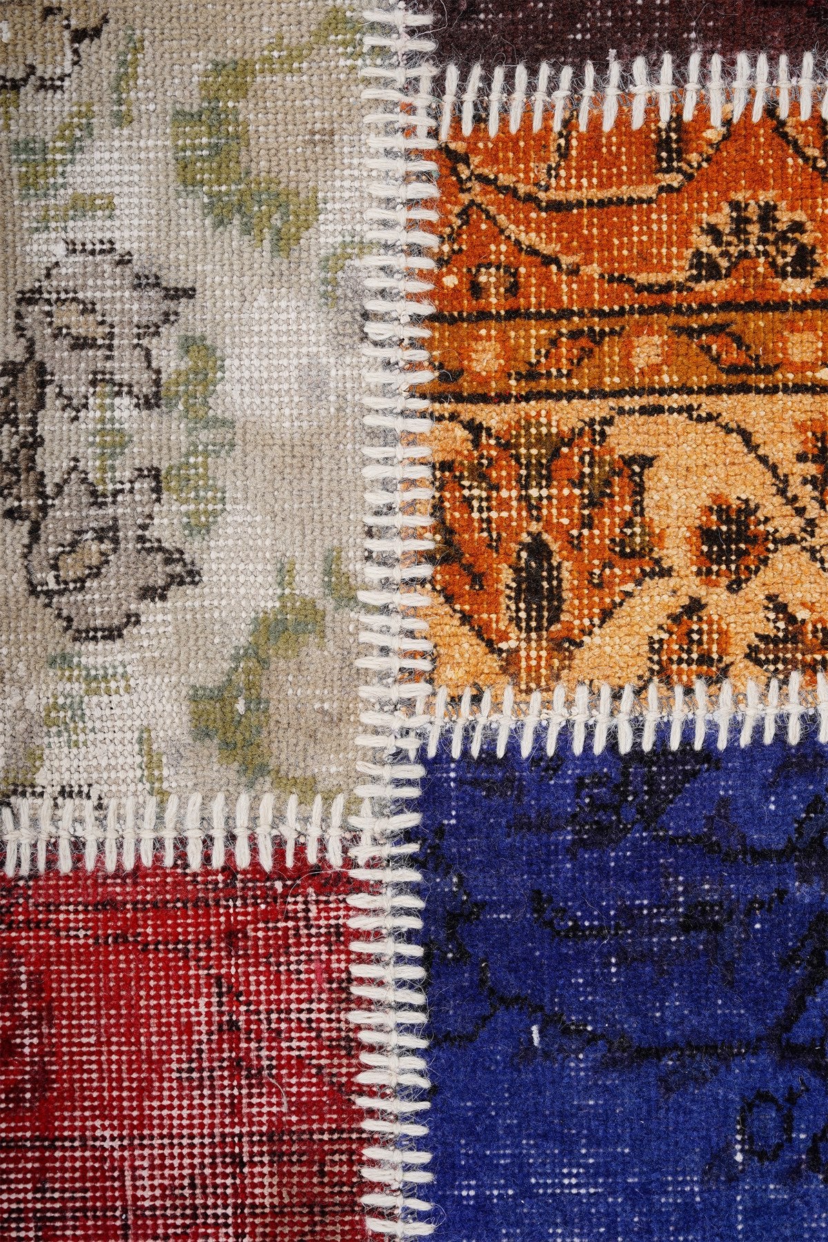 Naar Halı Patchwork El Yapımı Dekoratif Halı — detay 6