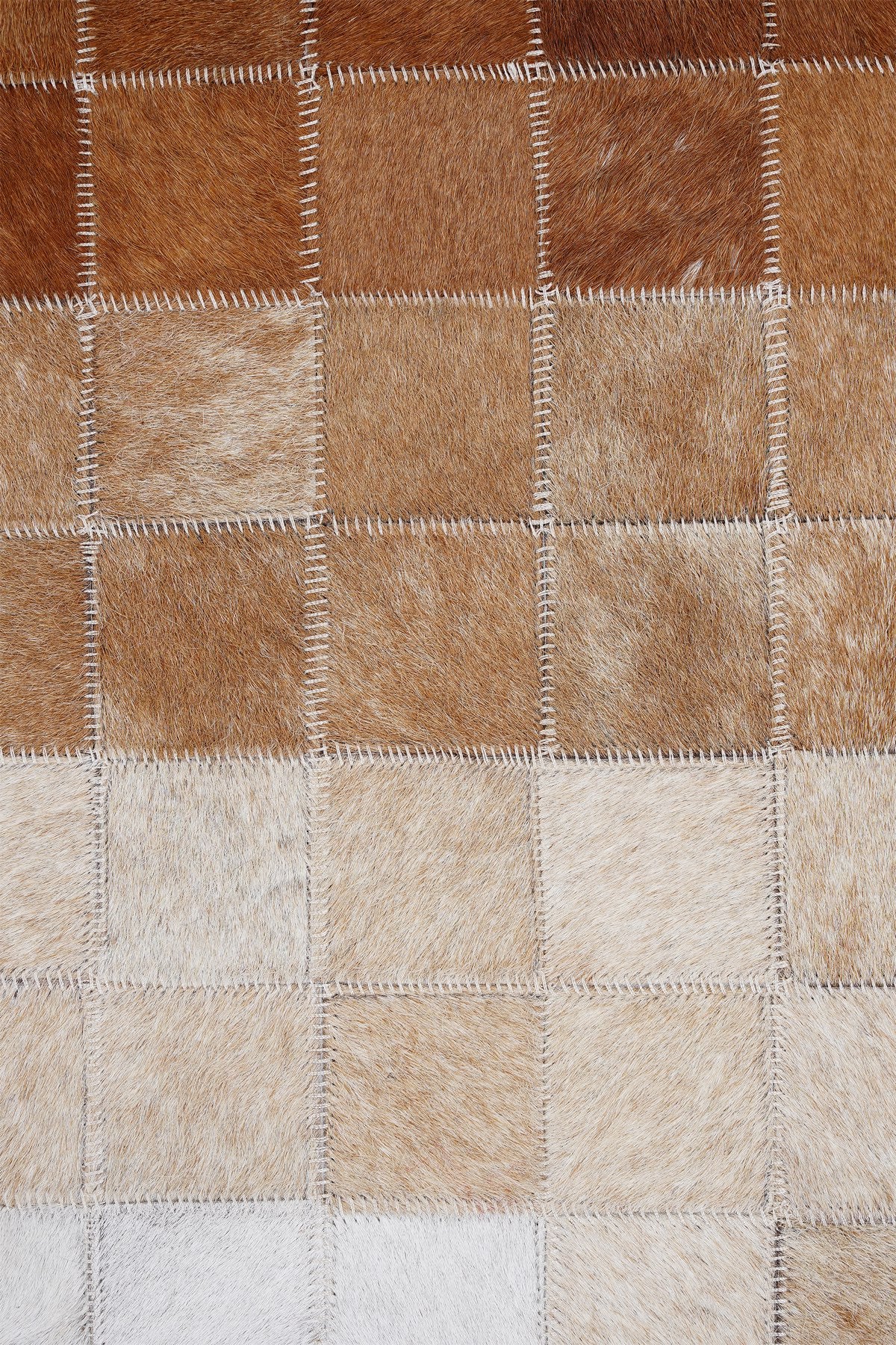 Naar Halı Tay Deri Patchwork El Yapımı Daire Halı — detay 2