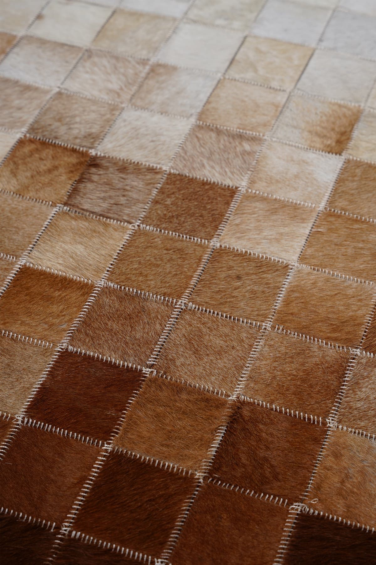 Naar Halı Tay Deri Patchwork El Yapımı Dekoratif Halı — detay 1