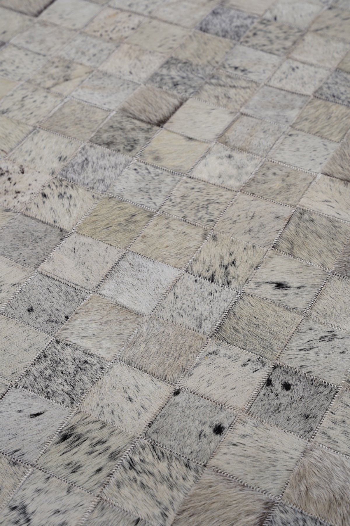 Naar Halı Tay Deri Patchwork El Yapımı Dekoratif Halı — detay 1