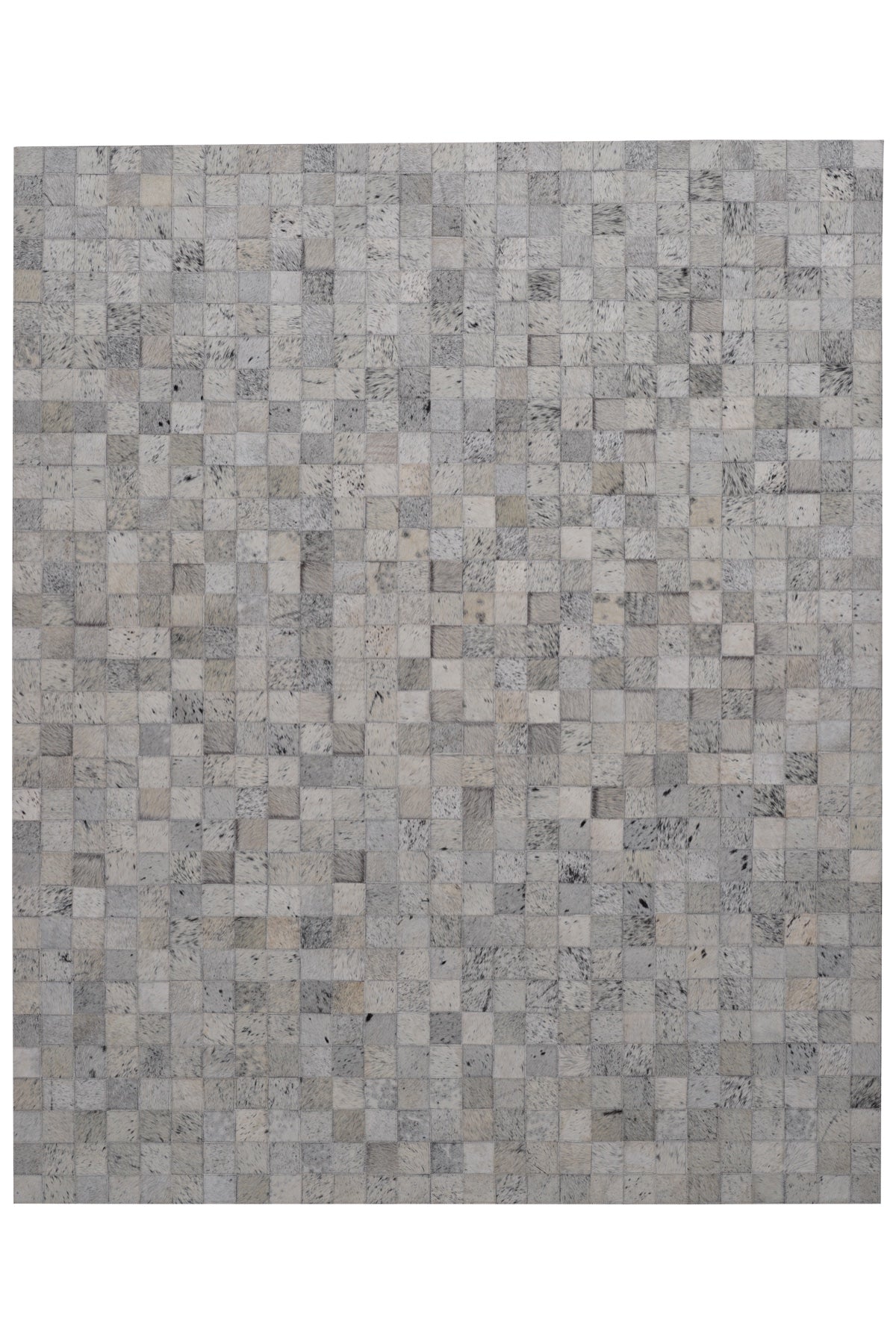 Naar Halı Tay Deri Patchwork El Yapımı Dekoratif Halı — üstten görünüm