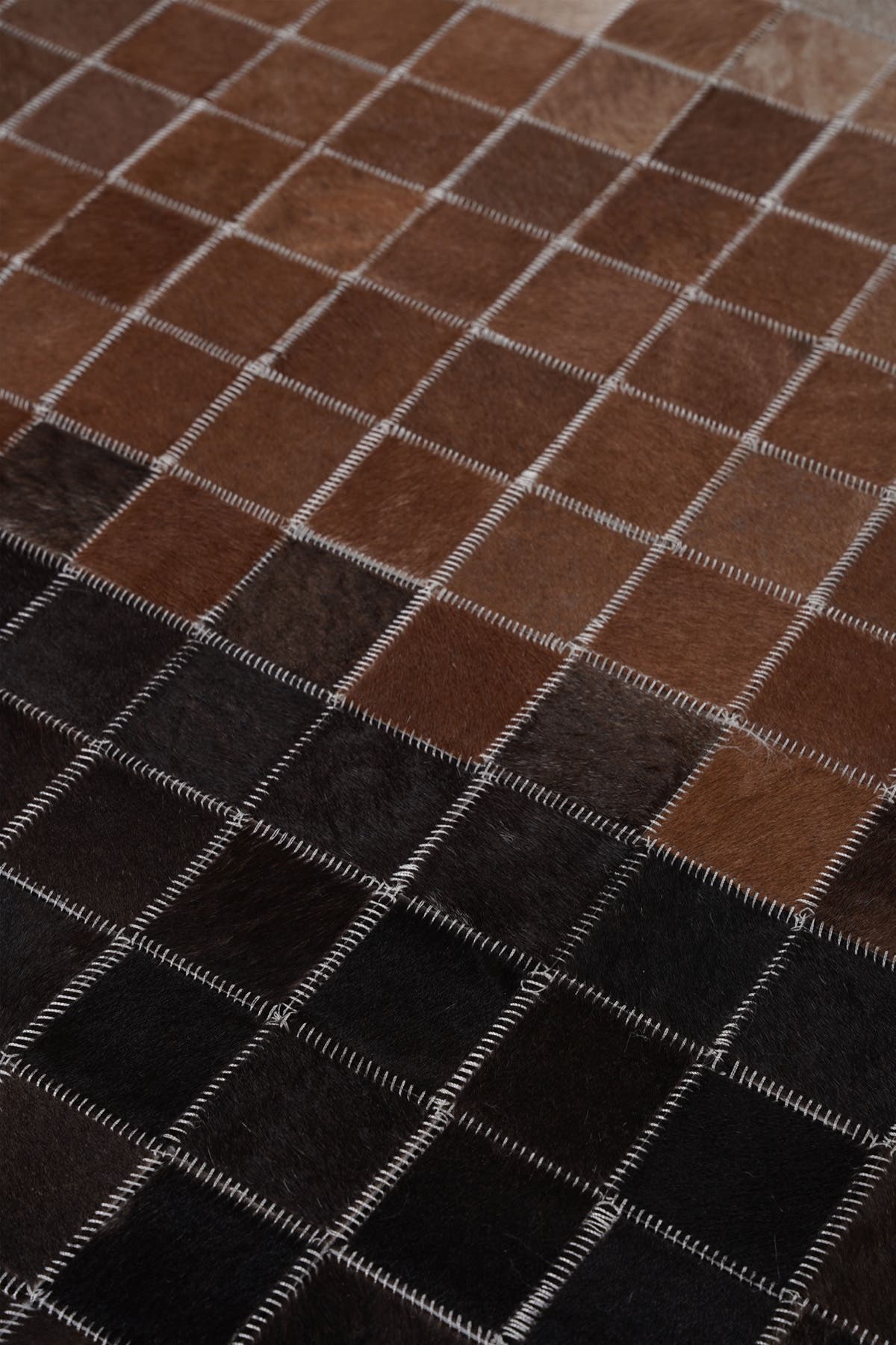 Naar Halı Tay Deri Patchwork El Yapımı Dekoratif Halı — detay 1