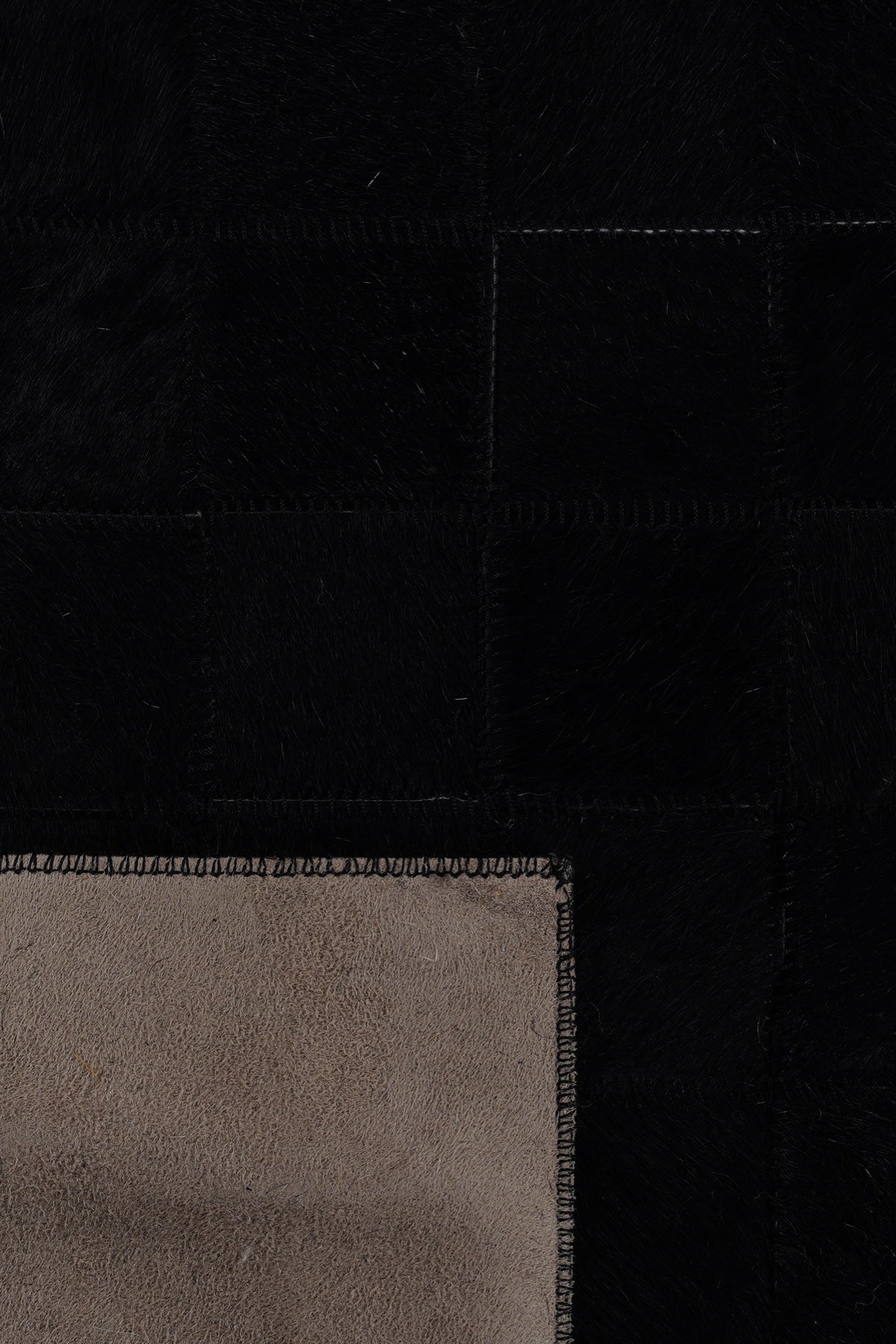 Naar Halı Tay Deri Patchwork El Yapımı Dekoratif Halı — detay 3