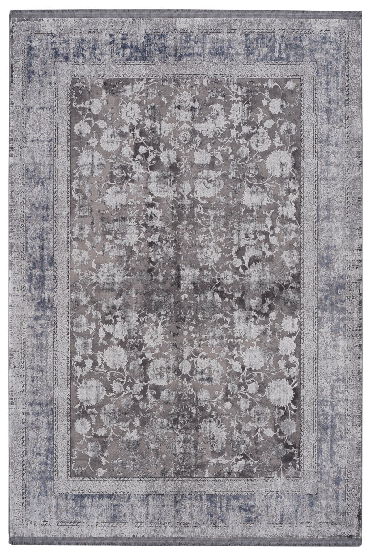 Naar Karia 33142 Bambu Halı - Gri — üstten görünüm