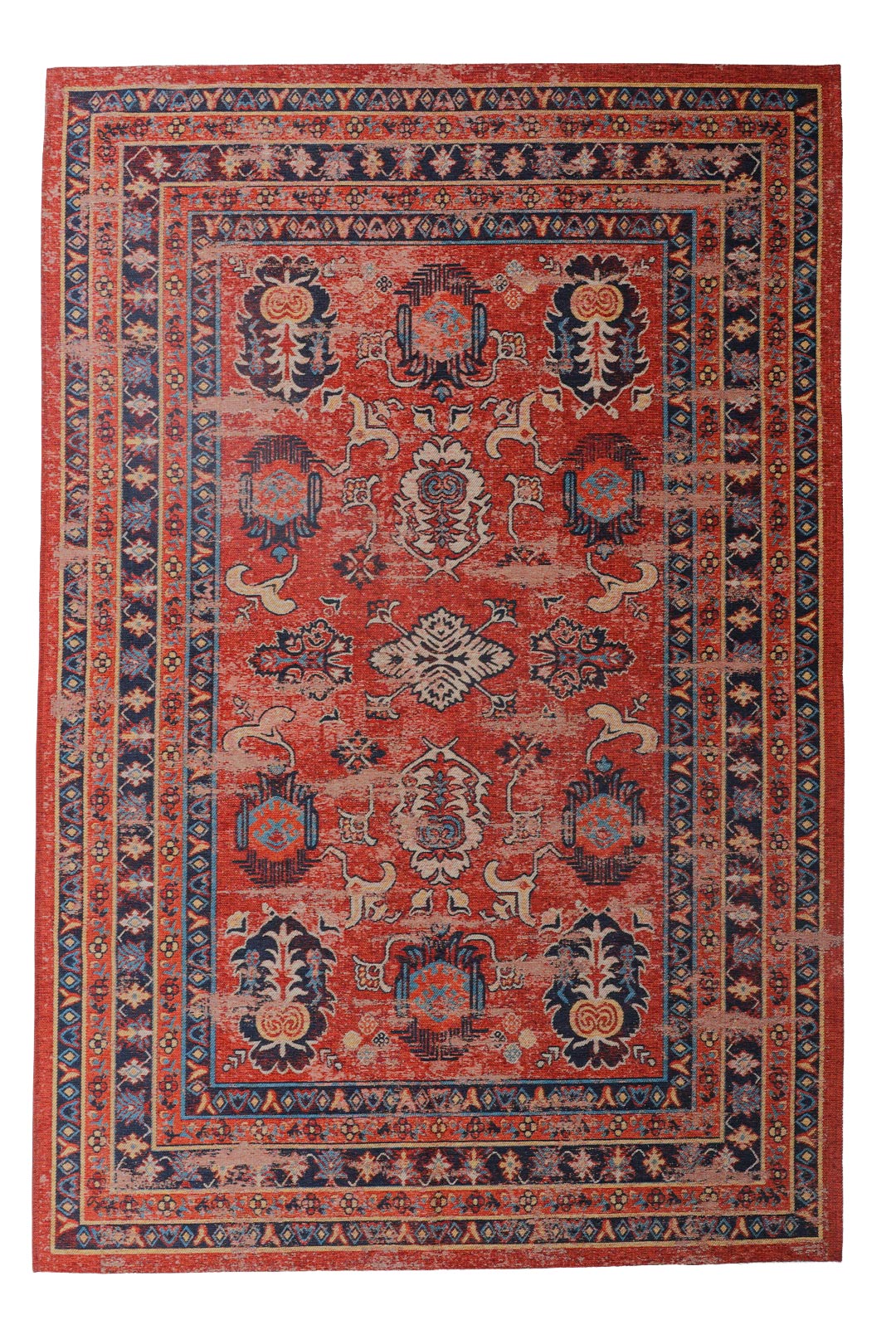 Nayra Kuman 27 Kaymaz Tabanlı Yıkanabilir Klasik Kilim — detay 1