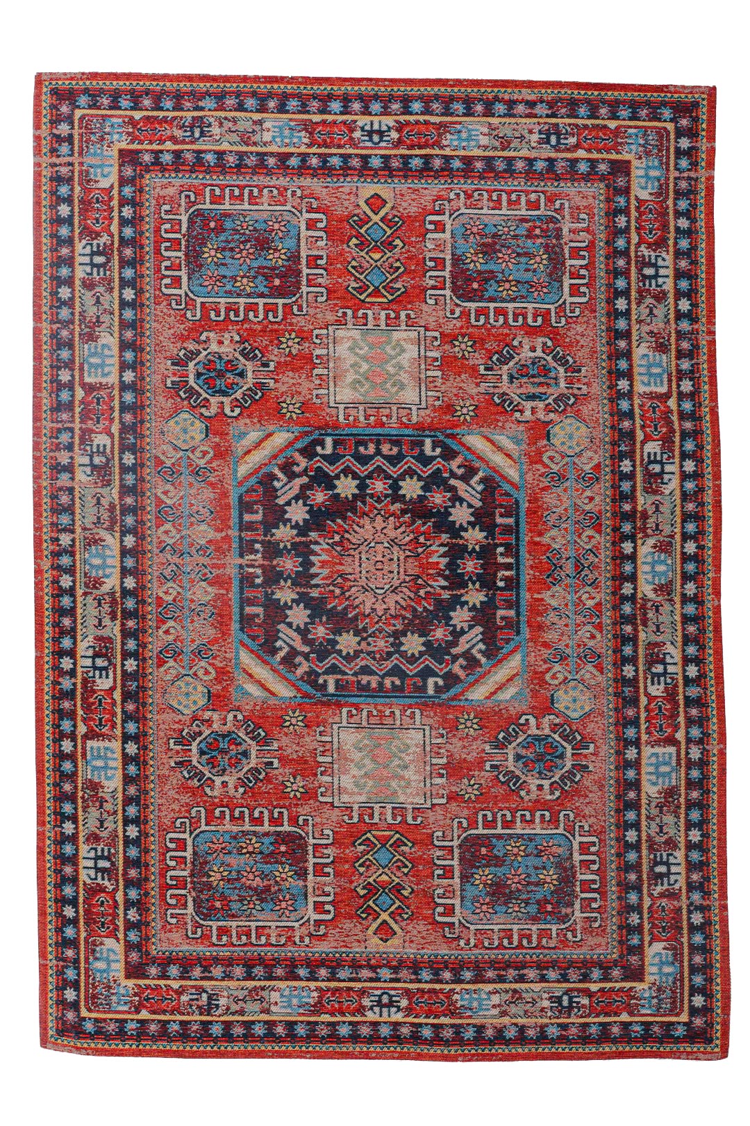 Nayra Kuman 32 Kaymaz Tabanlı Yıkanabilir Klasik Kilim — detay 1
