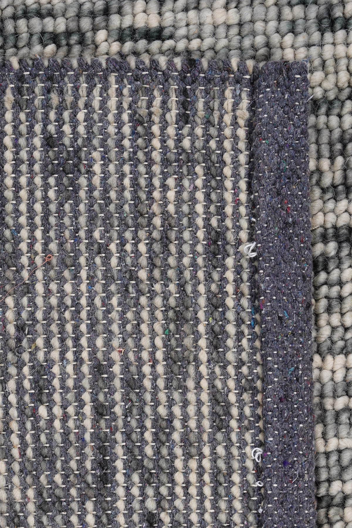 Nepal 3585 El Dokuma Kalın Yün Kilim — detay 6