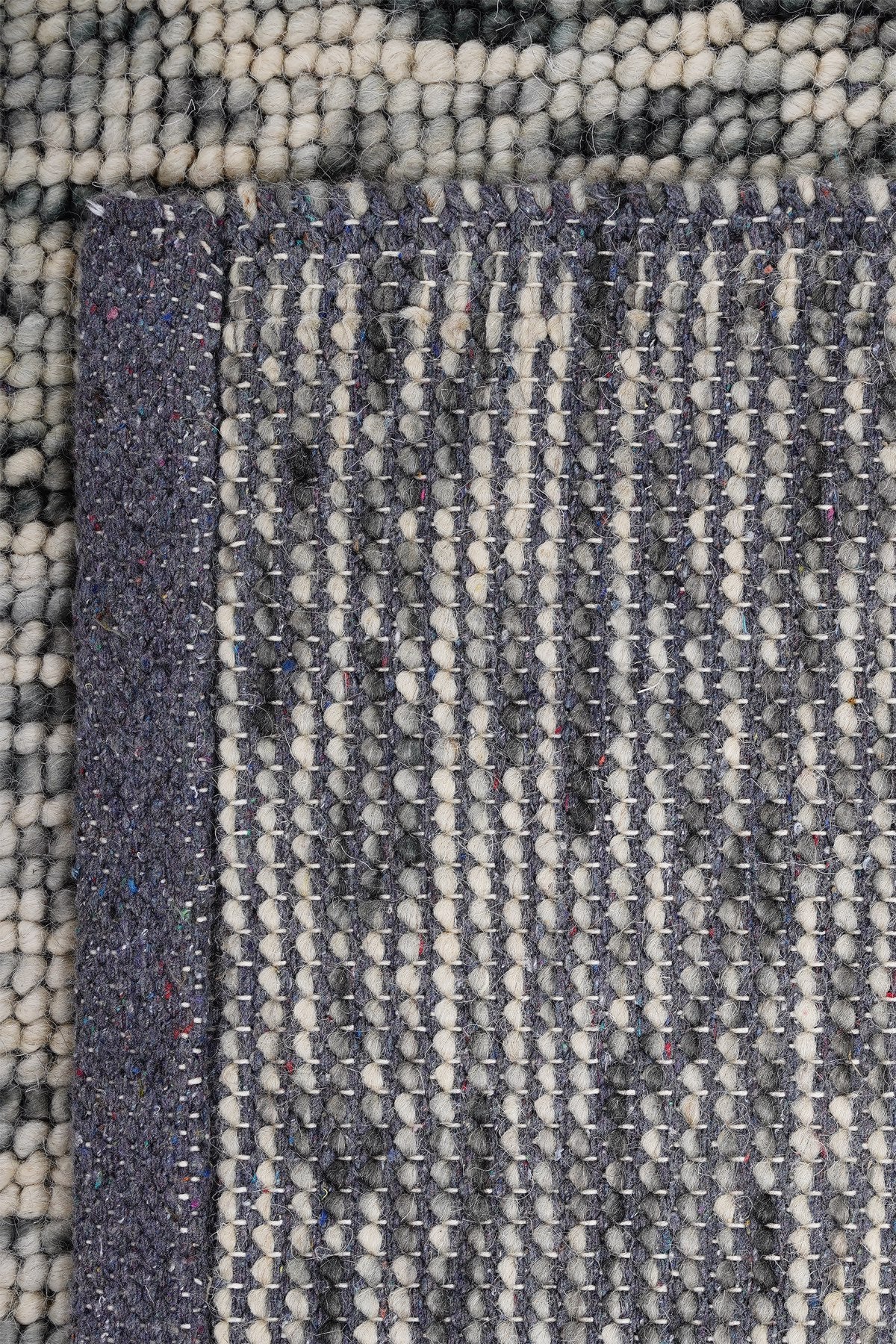 Nepal 3585 El Dokuma Kalın Yün Kilim — detay 4