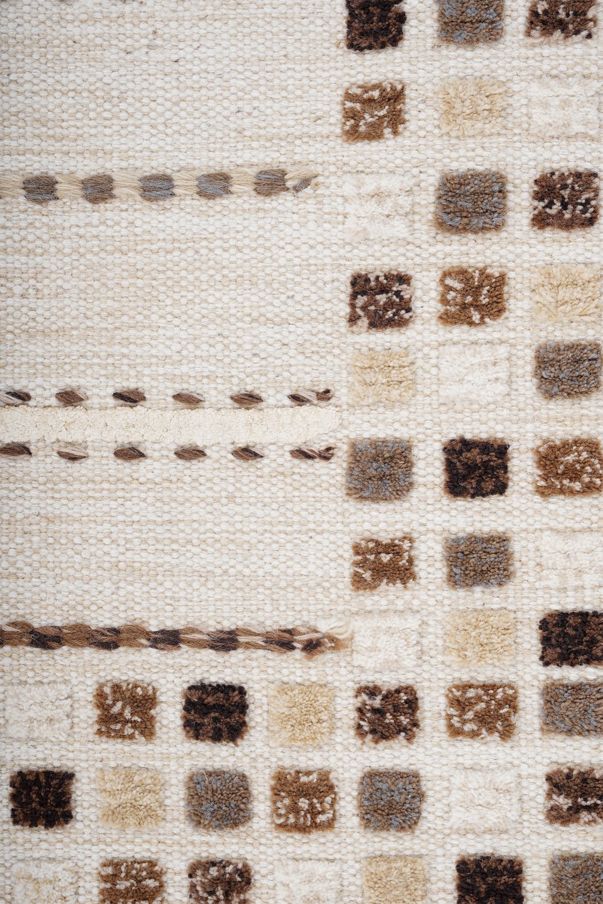 Nepal 3587 El Dokuma Kalın Yün Kilim — detay 1