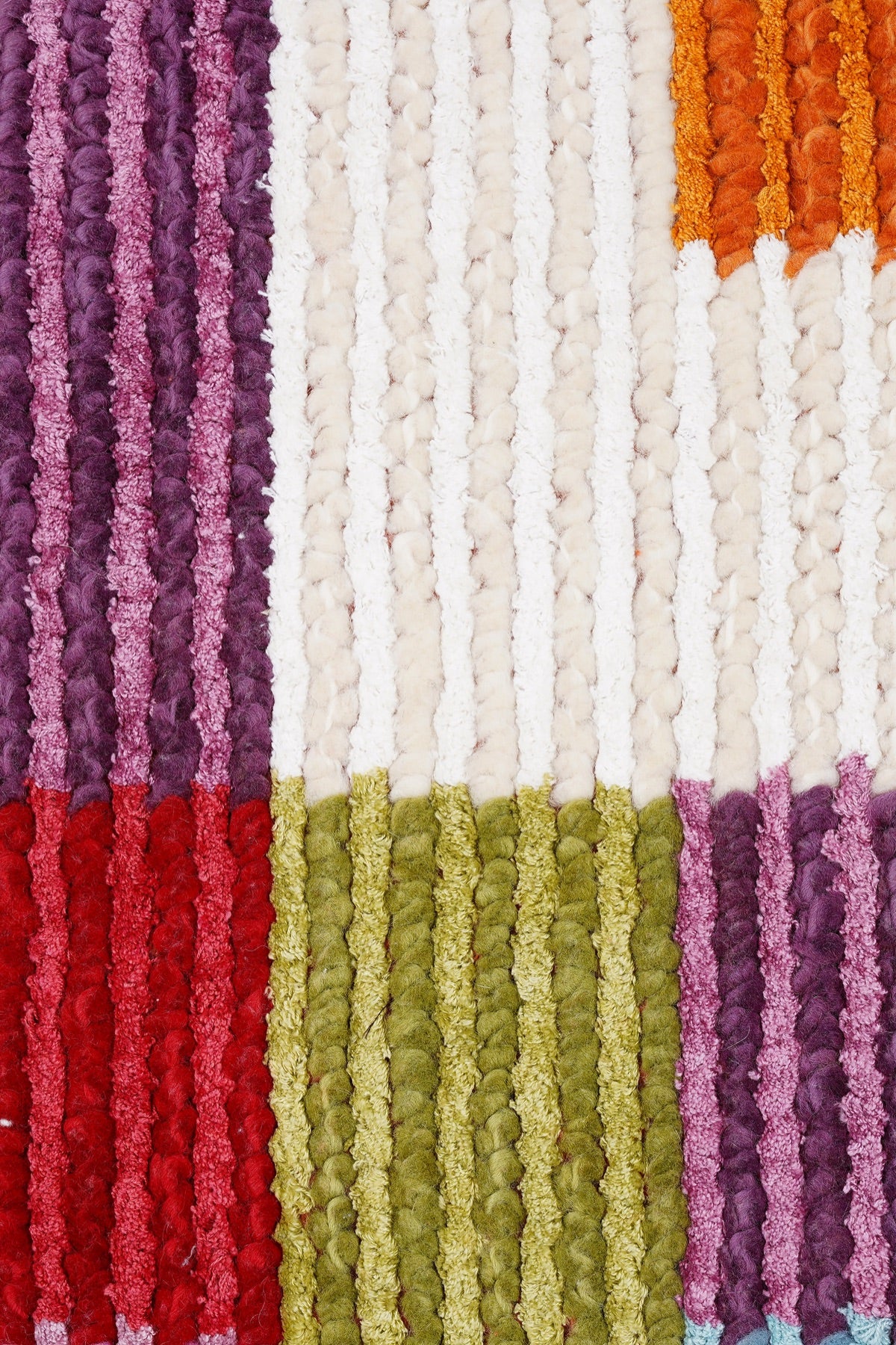 Nepal 3590 El Dokuma Kalın Yün Kilim — detay 3