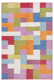Nepal 3592 El Dokuma Kalın Yün Kilim — üstten görünüm