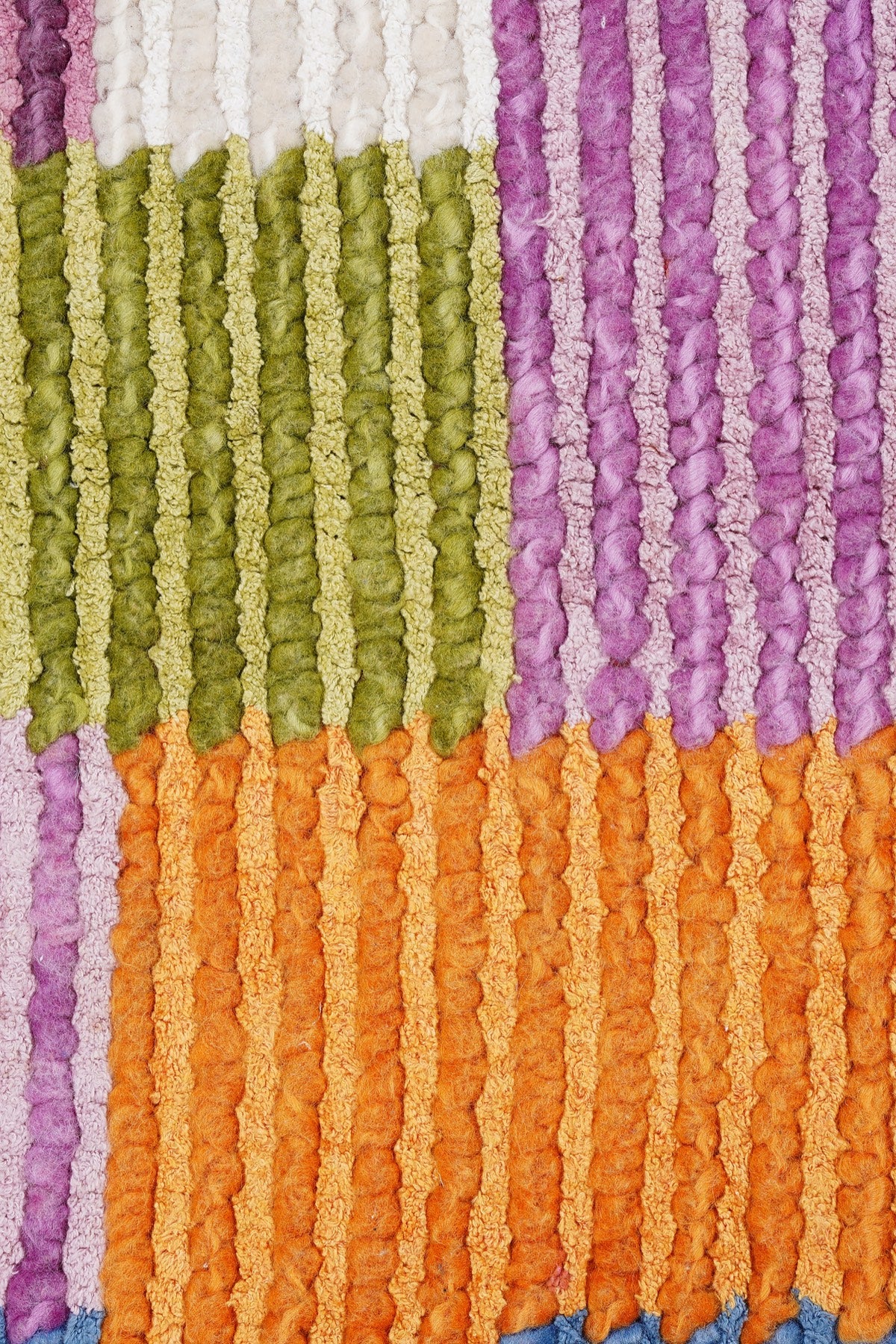Nepal 3592 El Dokuma Kalın Yün Kilim — detay 2