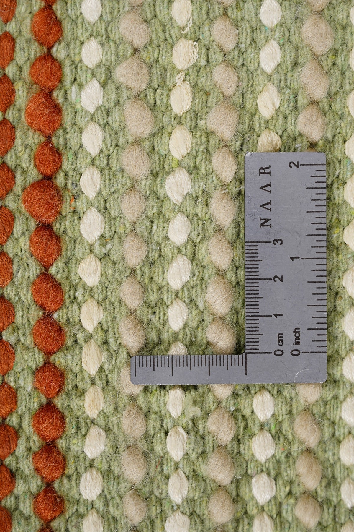 Nepal 3596 El Dokuma Kalın Yün Kilim — detay 5