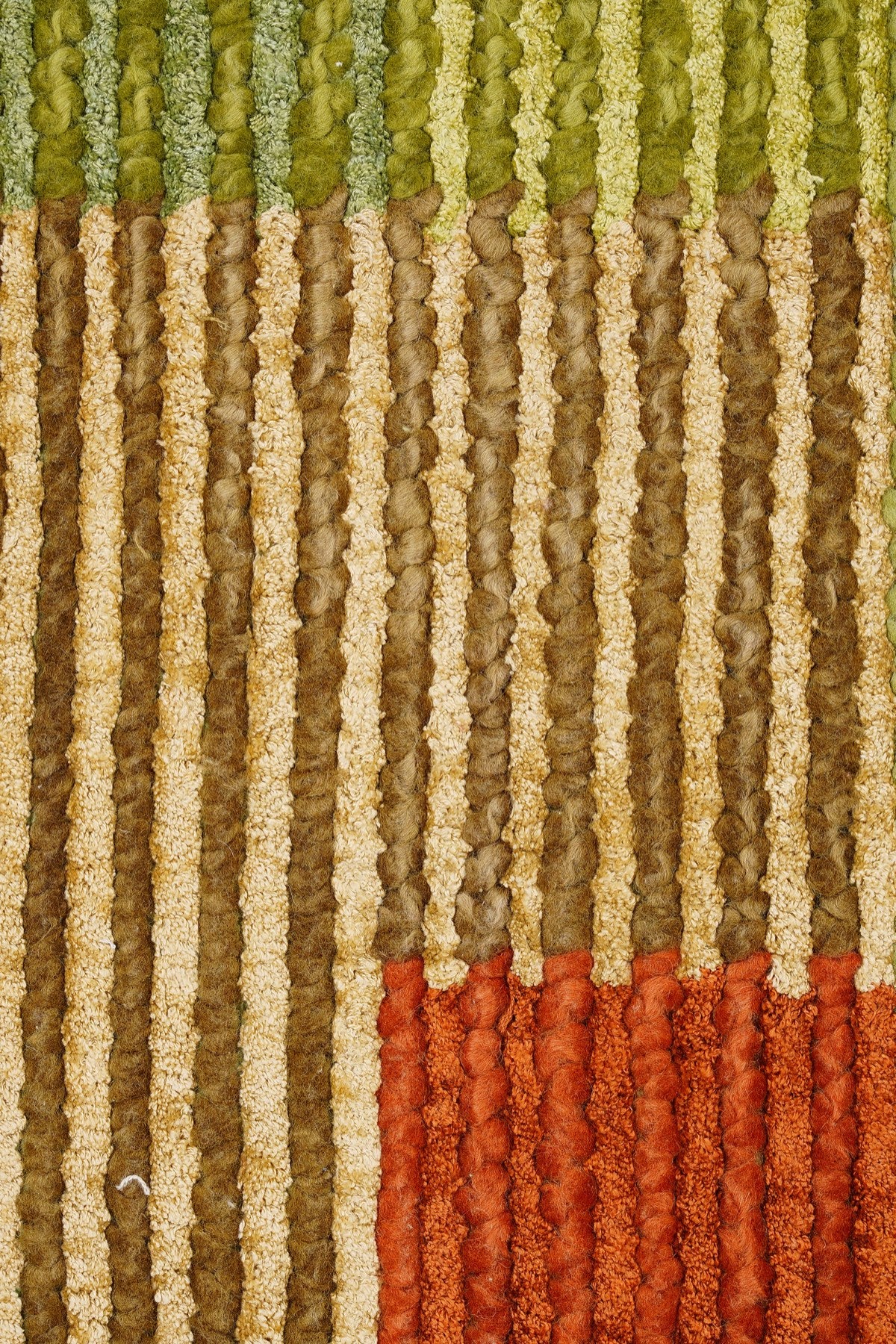 Nepal 3596 El Dokuma Kalın Yün Kilim — detay 2