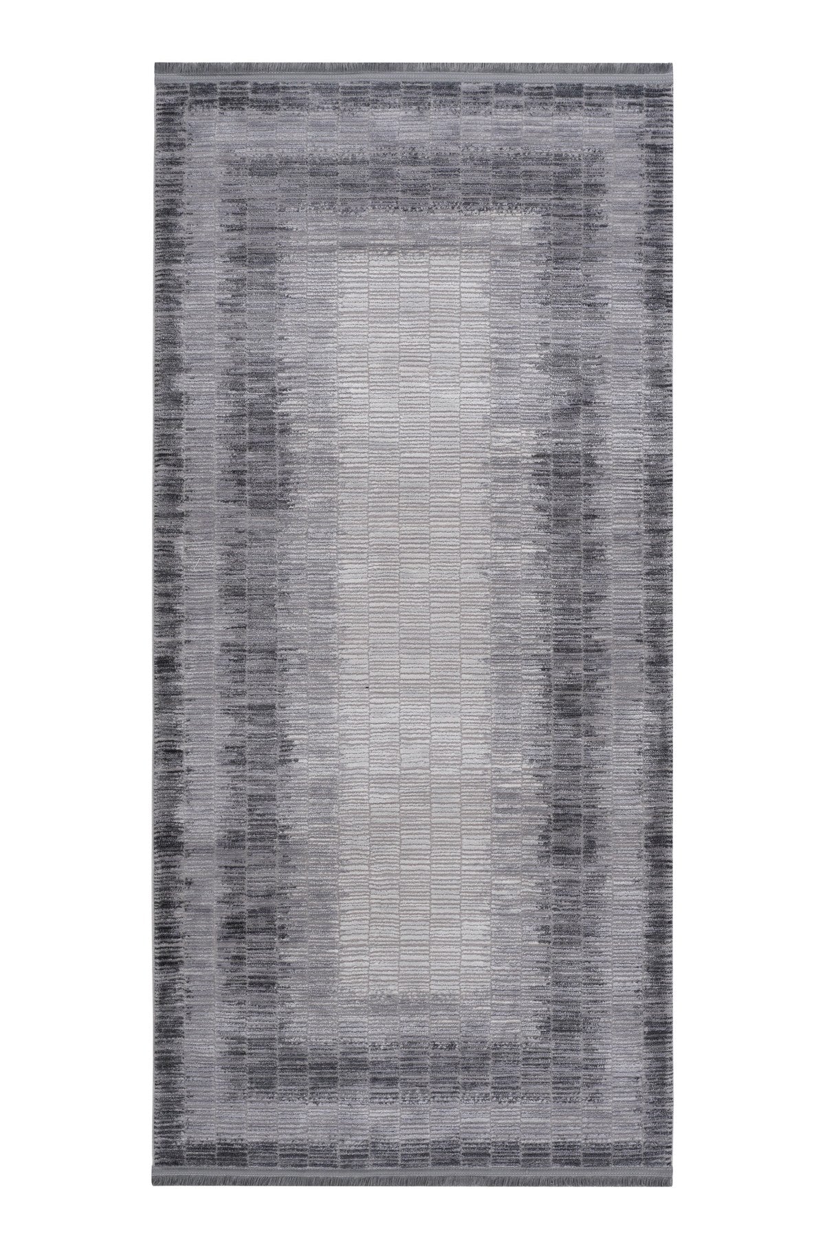 Norm 6217 Gri Modern Salon ve Mutfak Halısı Kesme Halı — detay 11
