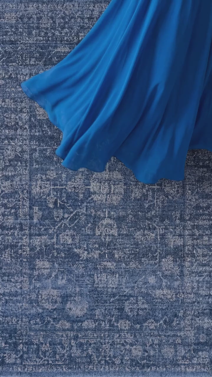 Naar Halı tanıtım videosu - Etro 2702 Oxford Blue Salon Halısı