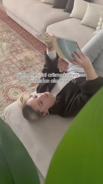 Naar Halı tanıtım videosu - Mira Memlük V11 Kaymaz Tabanlı Yıkanabilir Klasik Kilim - Kahverengi