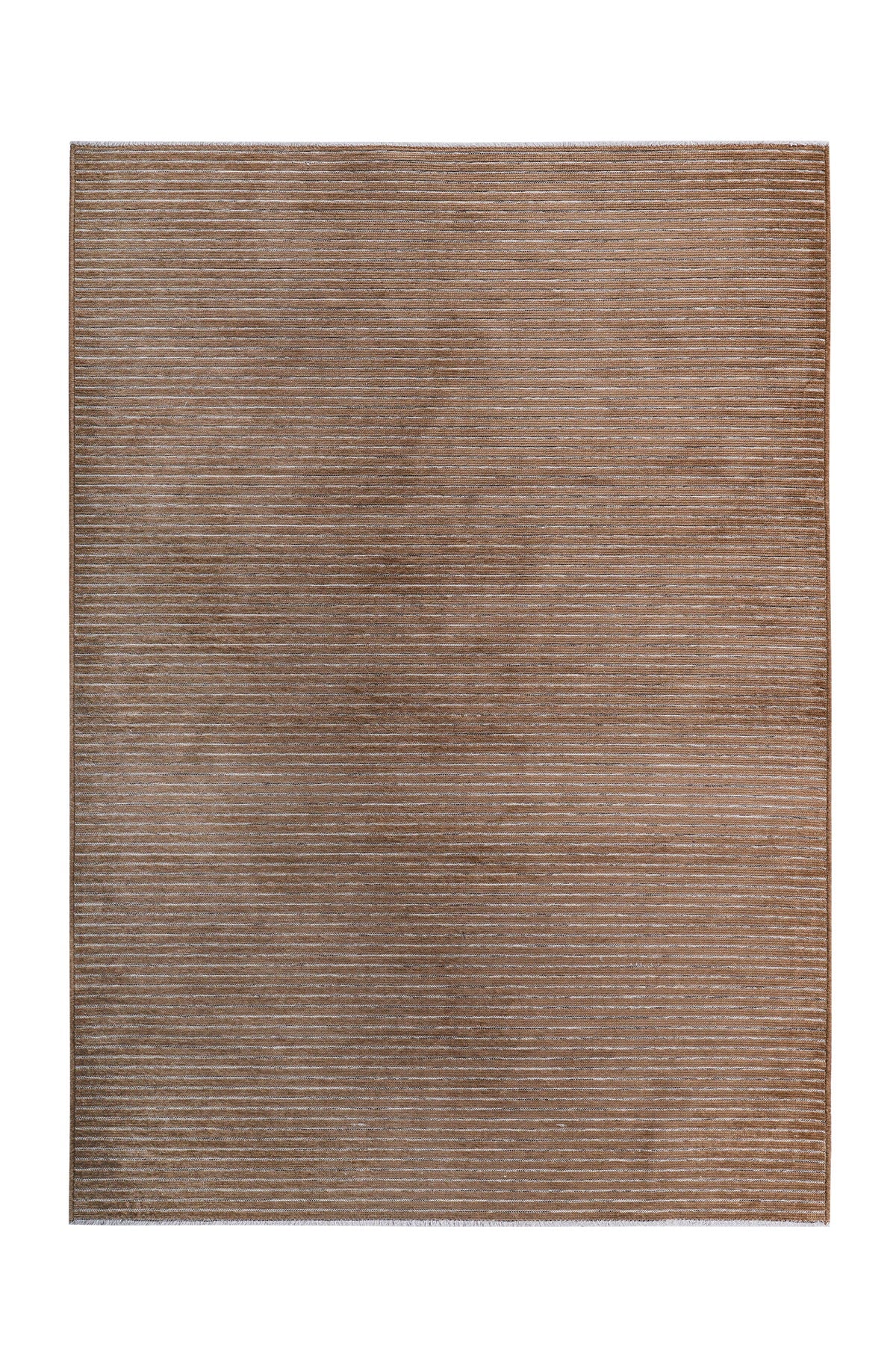 Ravi 1705A Vizon Kaymaz Taban Yıkanabilir Yumuşak Dokulu Kilim — üstten görünüm